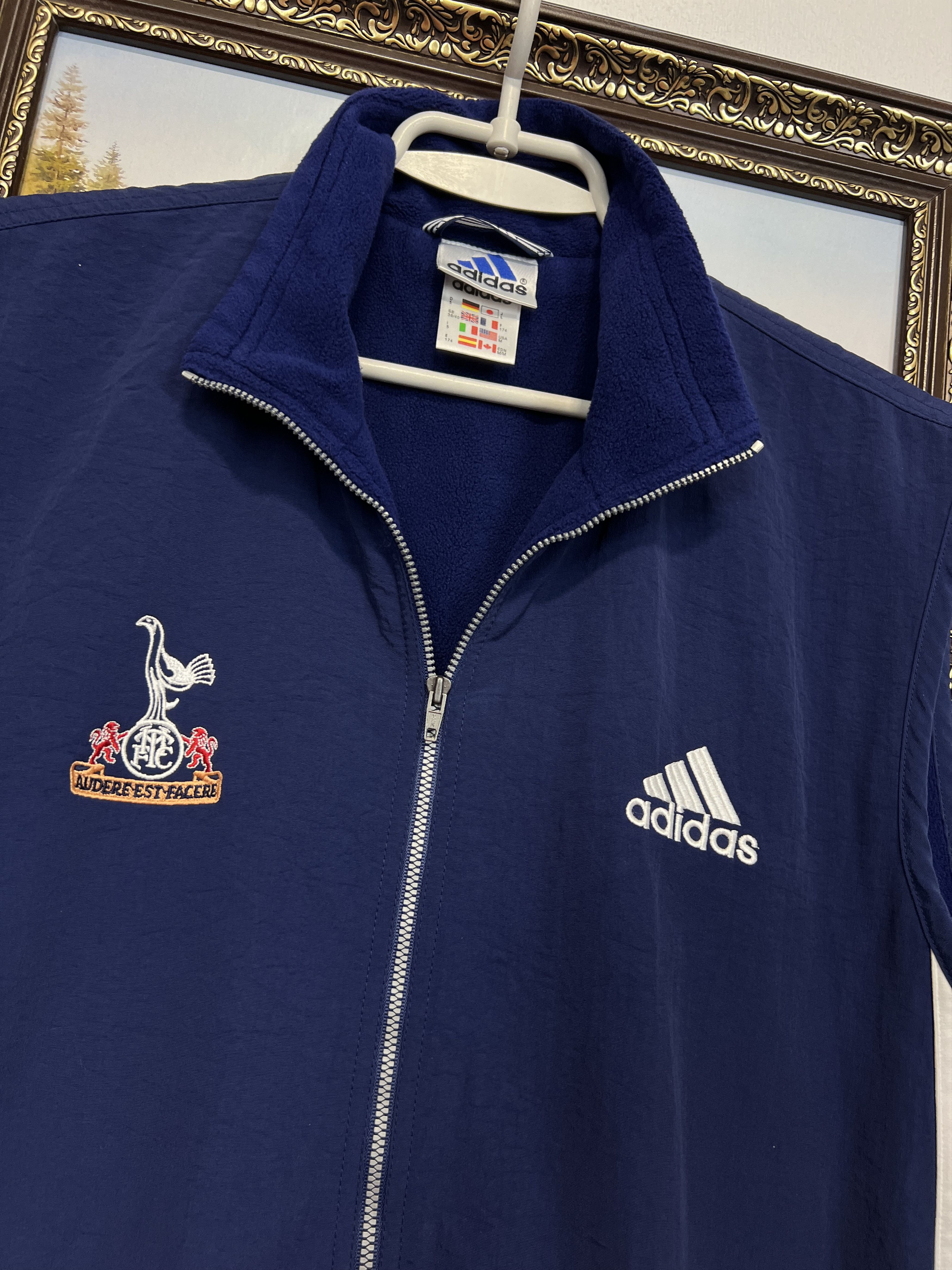 Adidas Vintage Tottenham Football Train Vest Jacket Track Top Size US M / EU 48-50 / 2 - 3 Thumbnail