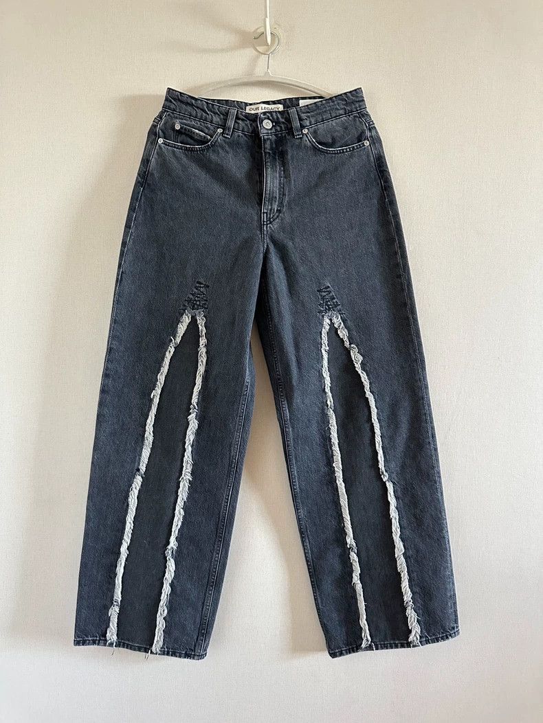 Our Legacy Our Legacy size36 Patchwork jeans wide leg pants Size 35" - 1 Thumbnail