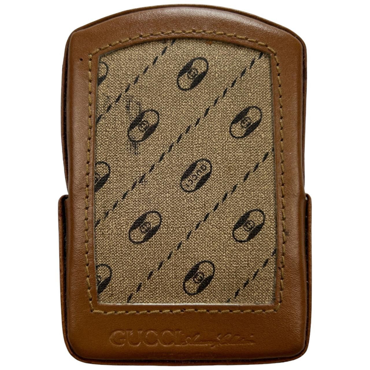 image of Vintage Gucci Cigarette Case in Tan, Men's
