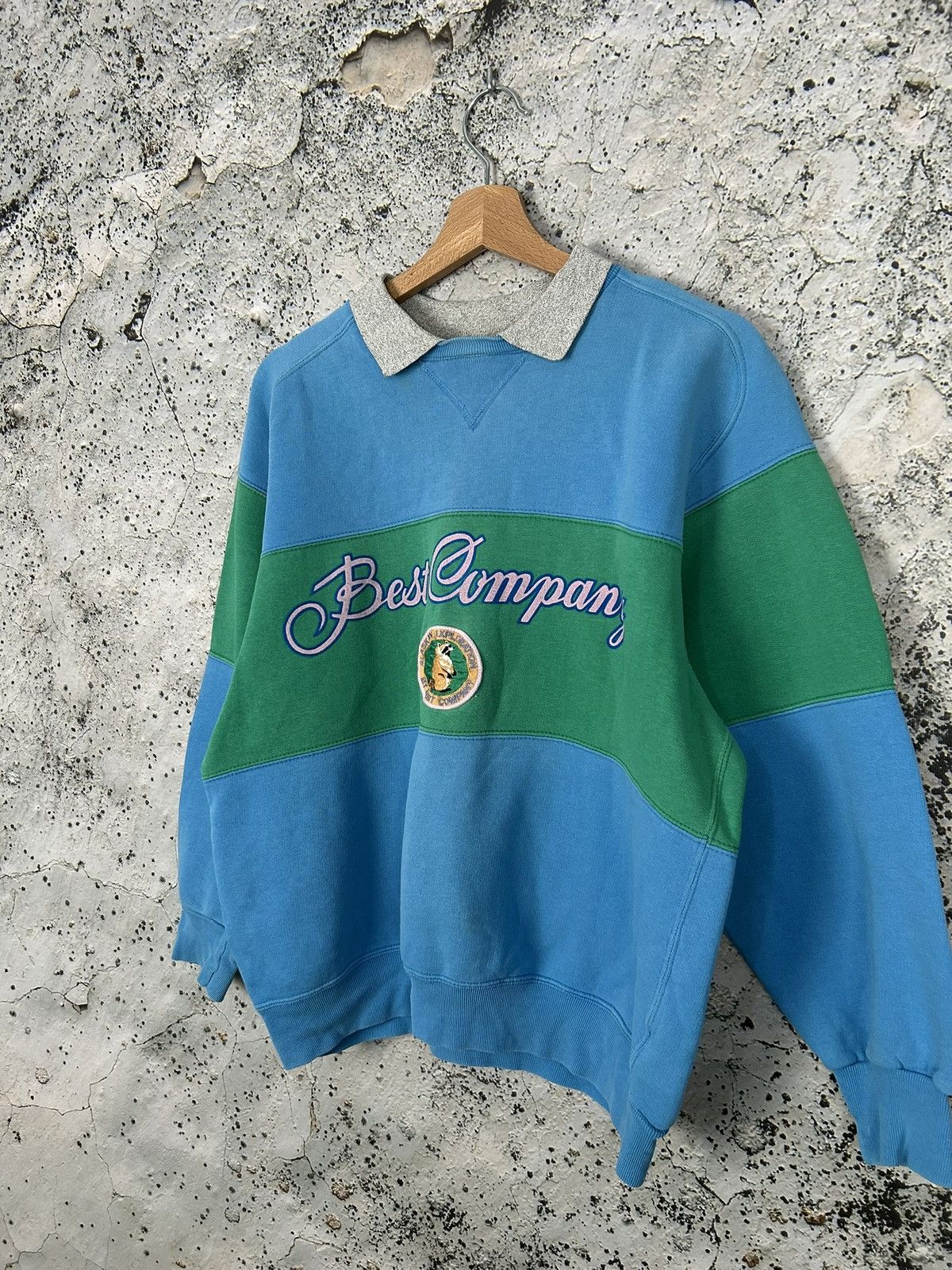 Vintage Vintage 90s Avant Garde Crewneck Grunge Streetwear Size US L / EU 52-54 / 3 - 2 Thumbnail
