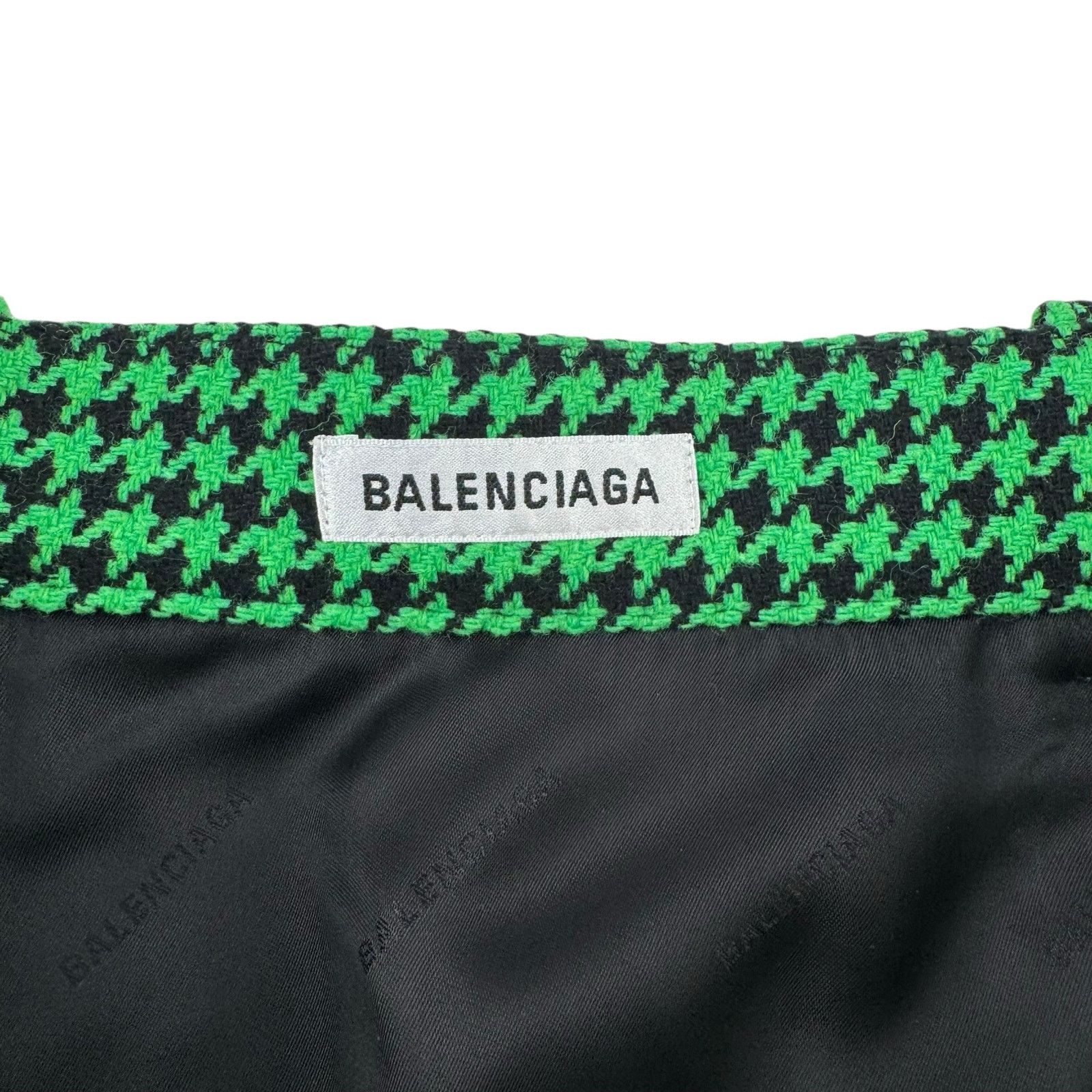 Balenciaga Balenciaga Houndstooth Wool Skirt Size 24" / US 00 / IT 34 - 8 Thumbnail