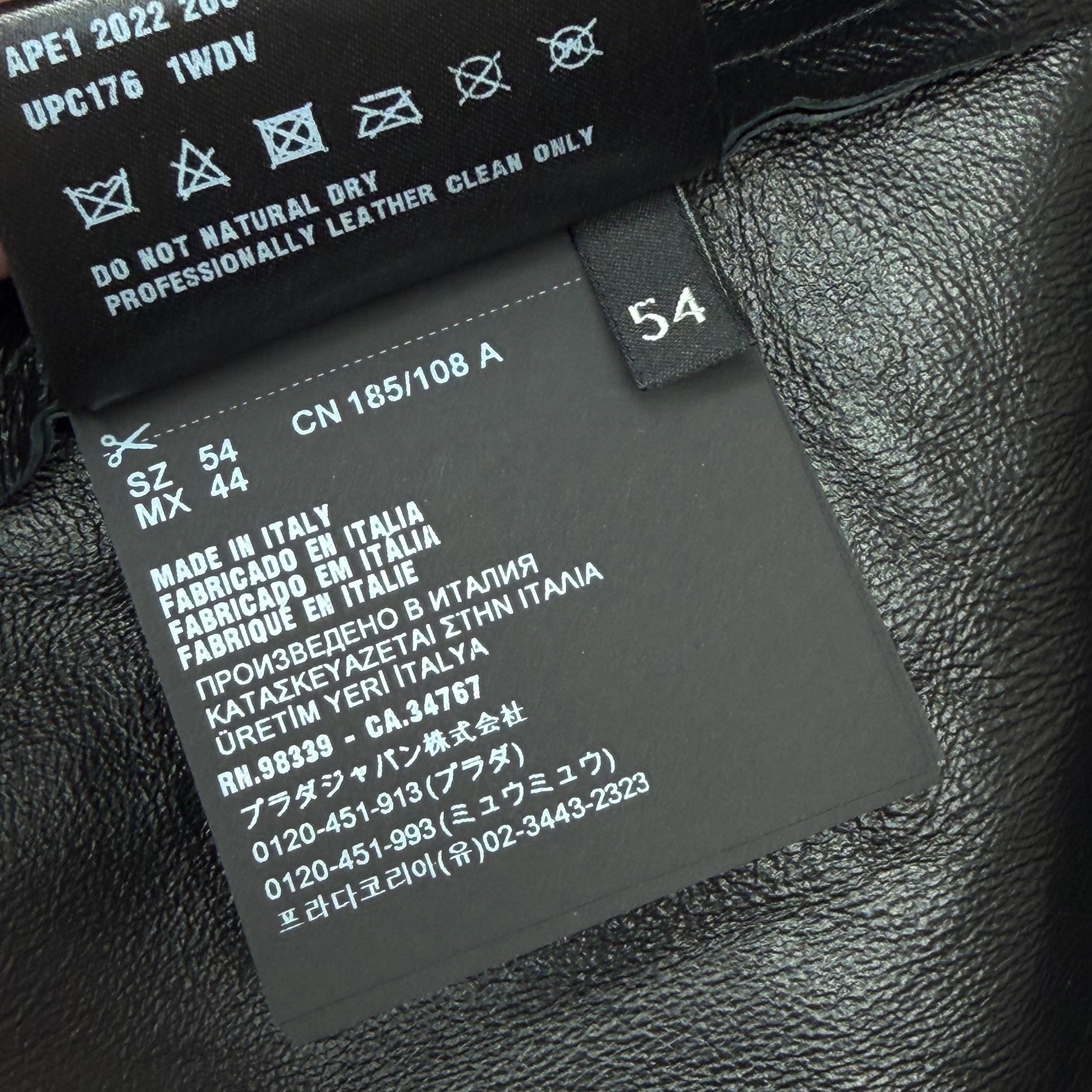 Prada Prada Nappa Leather Shirt 54 (XL) Size US XL / EU 56 / 4 - 7 Thumbnail