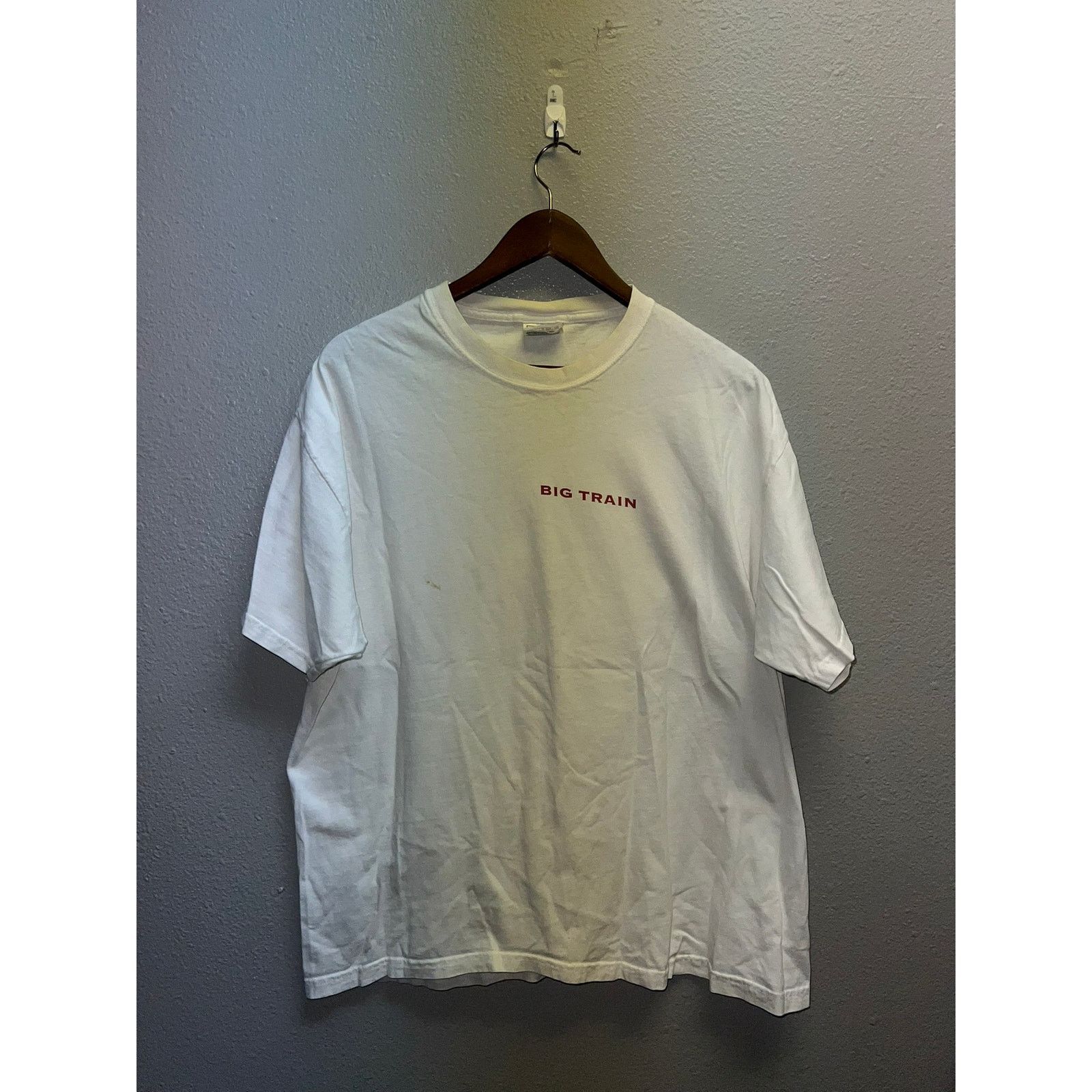 Hanes Vintage Big Train Shirt Drink Addictions Tee 90s 1990s XL Size US XL / EU 56 / 4 - 2 Thumbnail