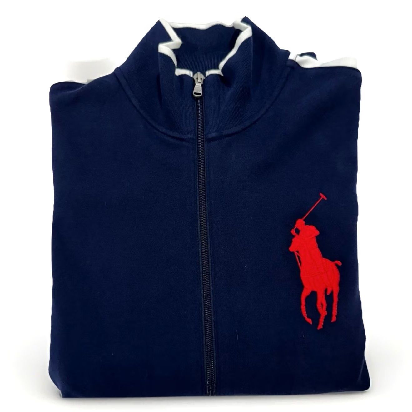 Polo Ralph Lauren VINTAGE Polo Ralph Lauren Performance Track Full Zip Sweatshirt Men’s Large Big Pony Jacket Size US L / EU 52-54 / 3 - 2 Thumbnail