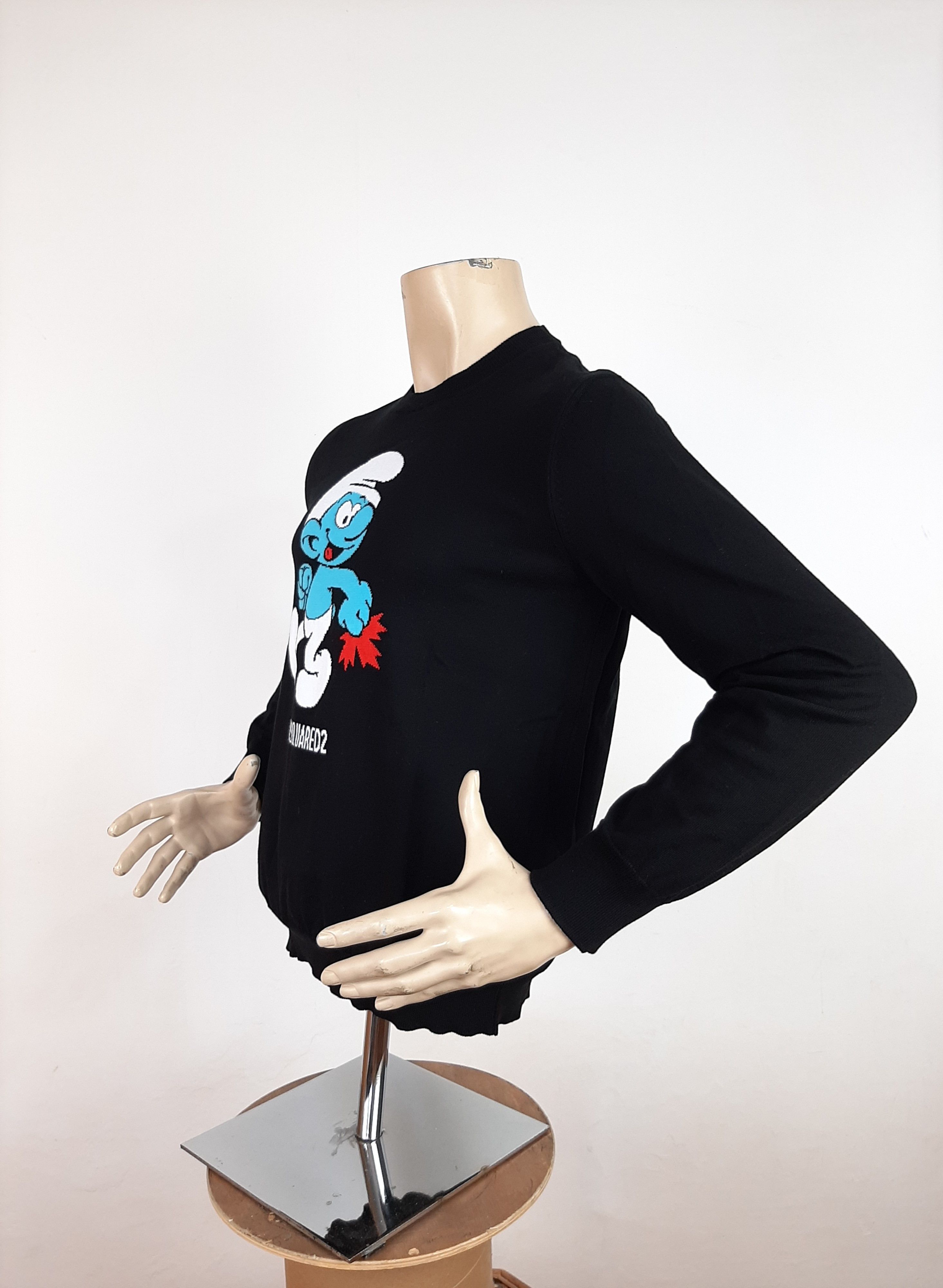 Dsquared2 Dsquared2 x The Smurfs Handy Smurf Sweater Men's Size M Size US M / EU 48-50 / 2 - 4 Thumbnail