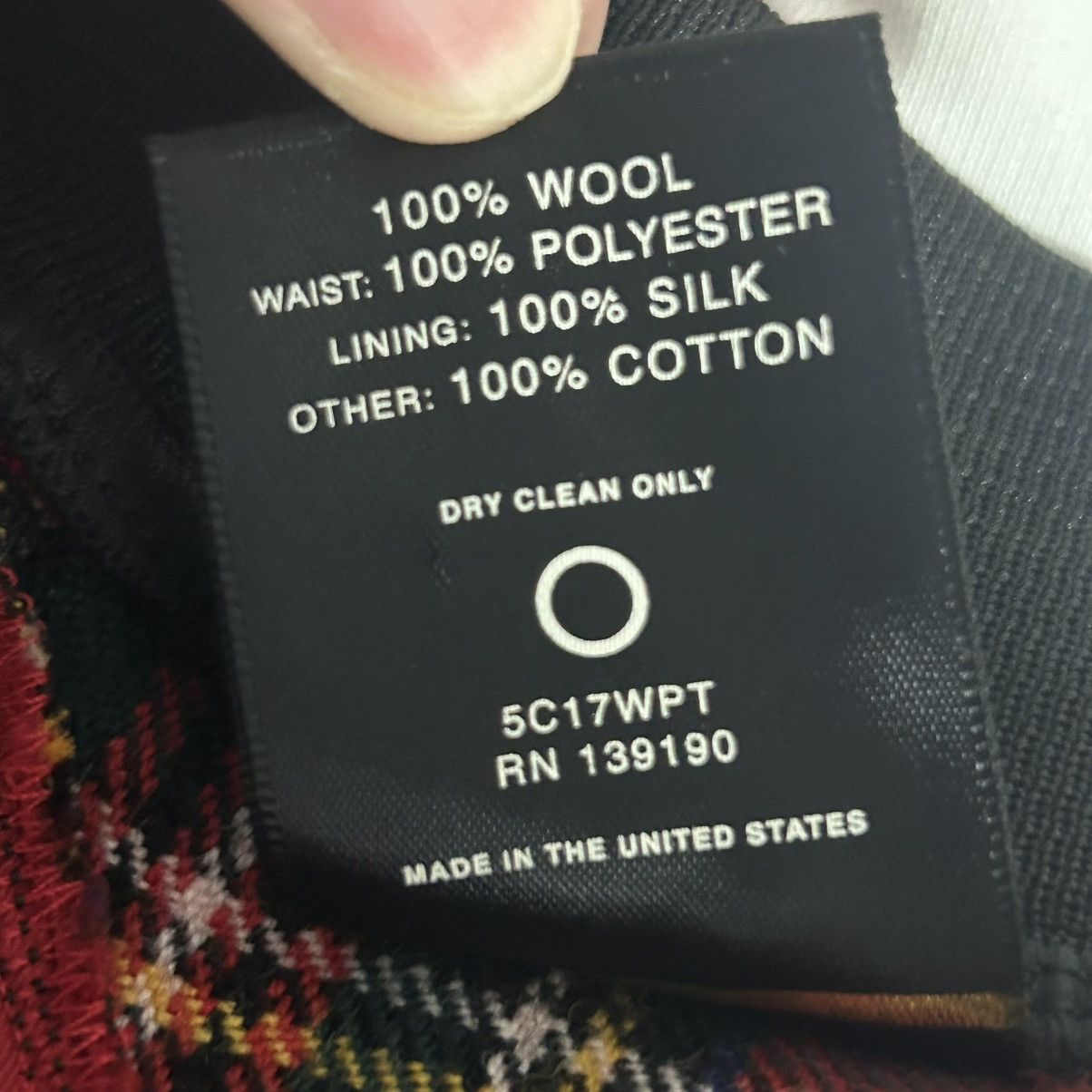 Fear of God New Fear of God 5th Collection Wool Plaid Track Pants Size M Size US 32 / EU 48 - 5 Thumbnail
