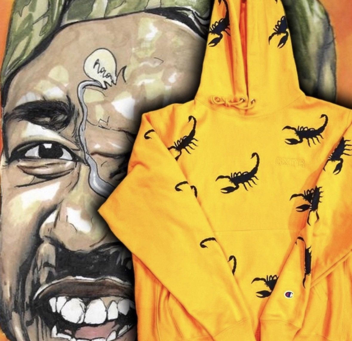 Rap Tees 🆕 YeLLa n BLK SCoRPioN 🦂 LoGo GRiSeLDa HOoDy⚖️ Size US M / EU 48-50 / 2 - 1 Preview