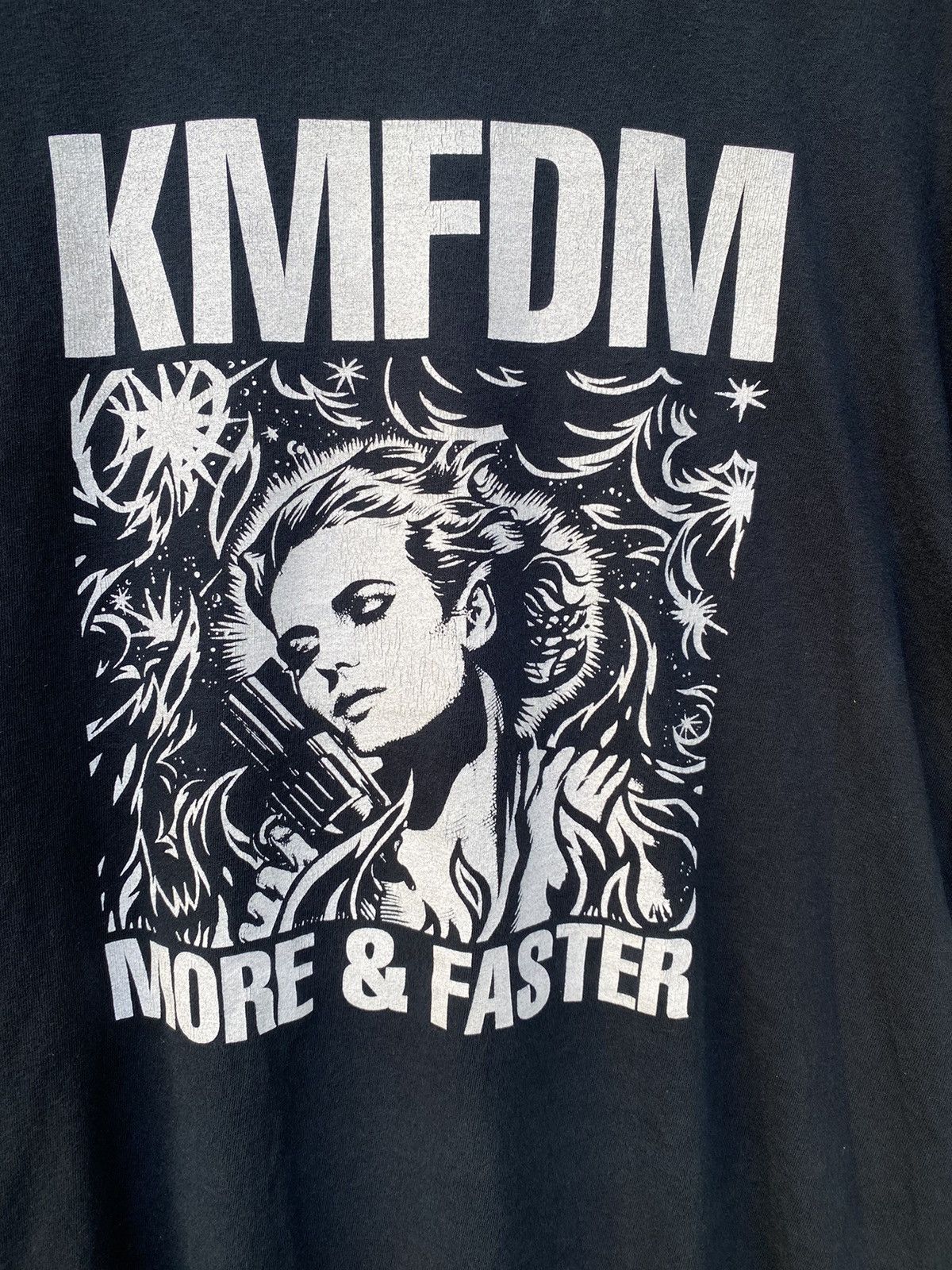 Band Tees Vintage KMFDM more & faster band / tour t shirt Size US M / EU 48-50 / 2 - 8 Thumbnail
