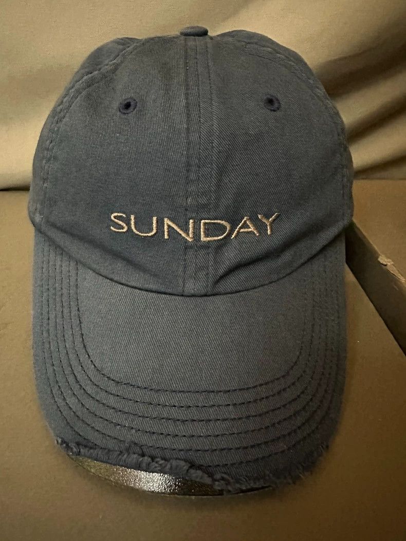 Vetements Vetements 18Aw Sunday worn-out Sunday baseball cap Size ONE SIZE - 2 Thumbnail