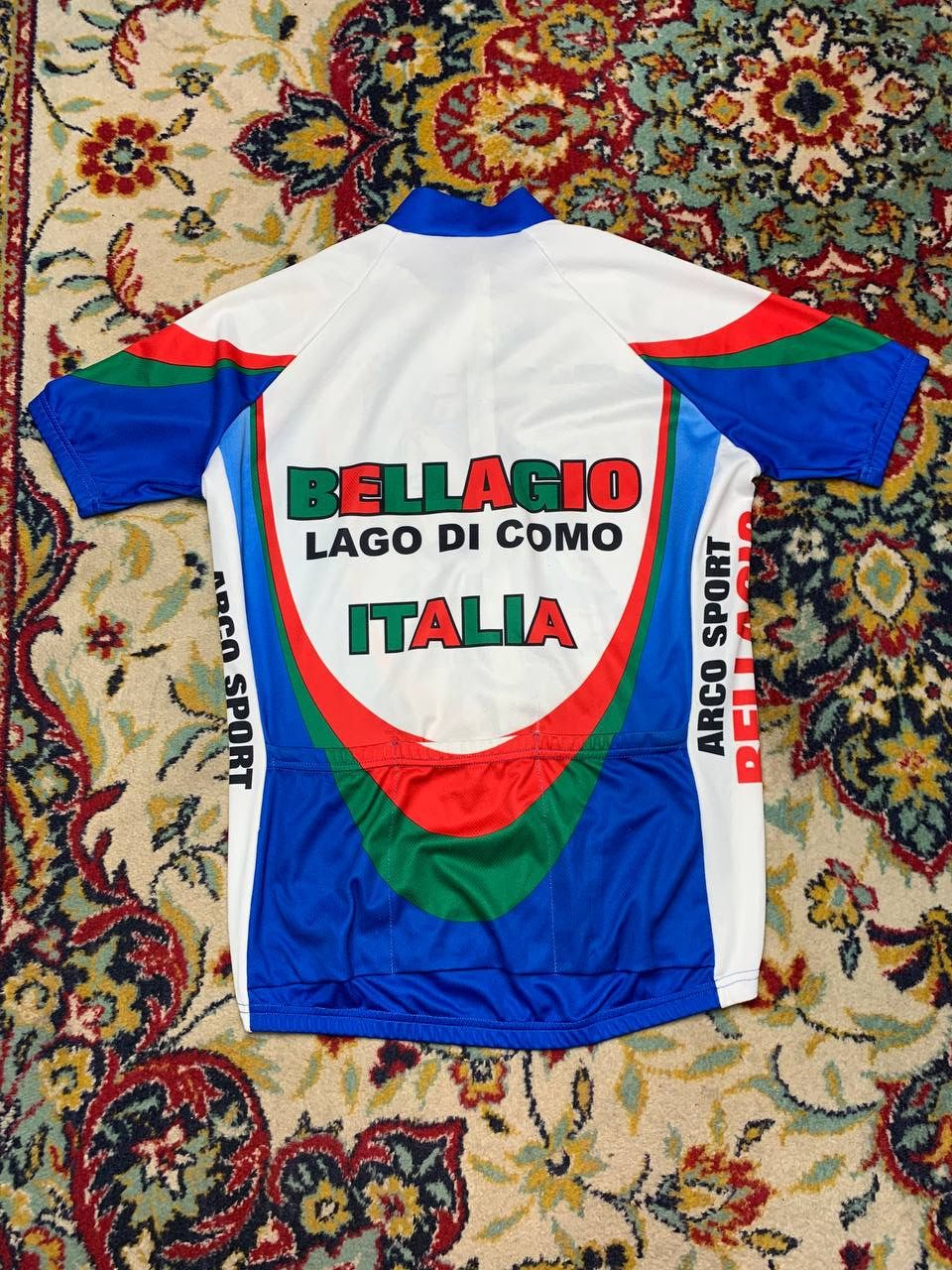 Bicycle SMS Santini Cycling Jersey Italy Tour Bellagio Lago Di Como Size US L / EU 52-54 / 3 - 2 Thumbnail