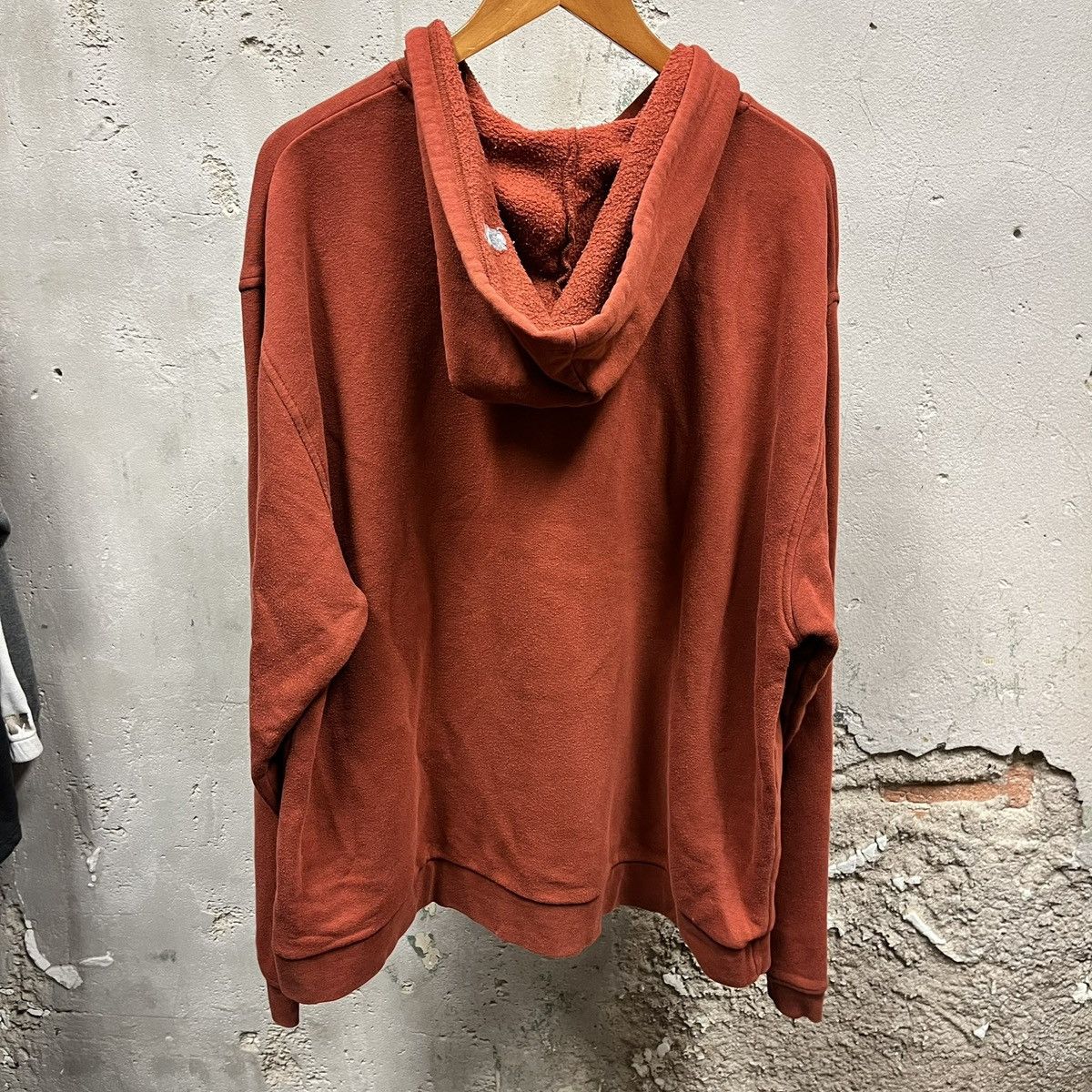 Timberland × Vintage Timberland 73 Vintage Y2K Burnt Orange Red Hoodie Sweatshirt Size US XXL / EU 58 / 5 - 4 Thumbnail