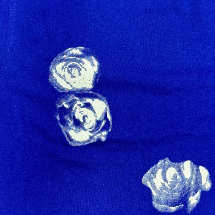Burberry Burberry Burberry Floral Print Blue Short Sleeve T-Shirt-2 Size US L / EU 52-54 / 3 - 4 Thumbnail