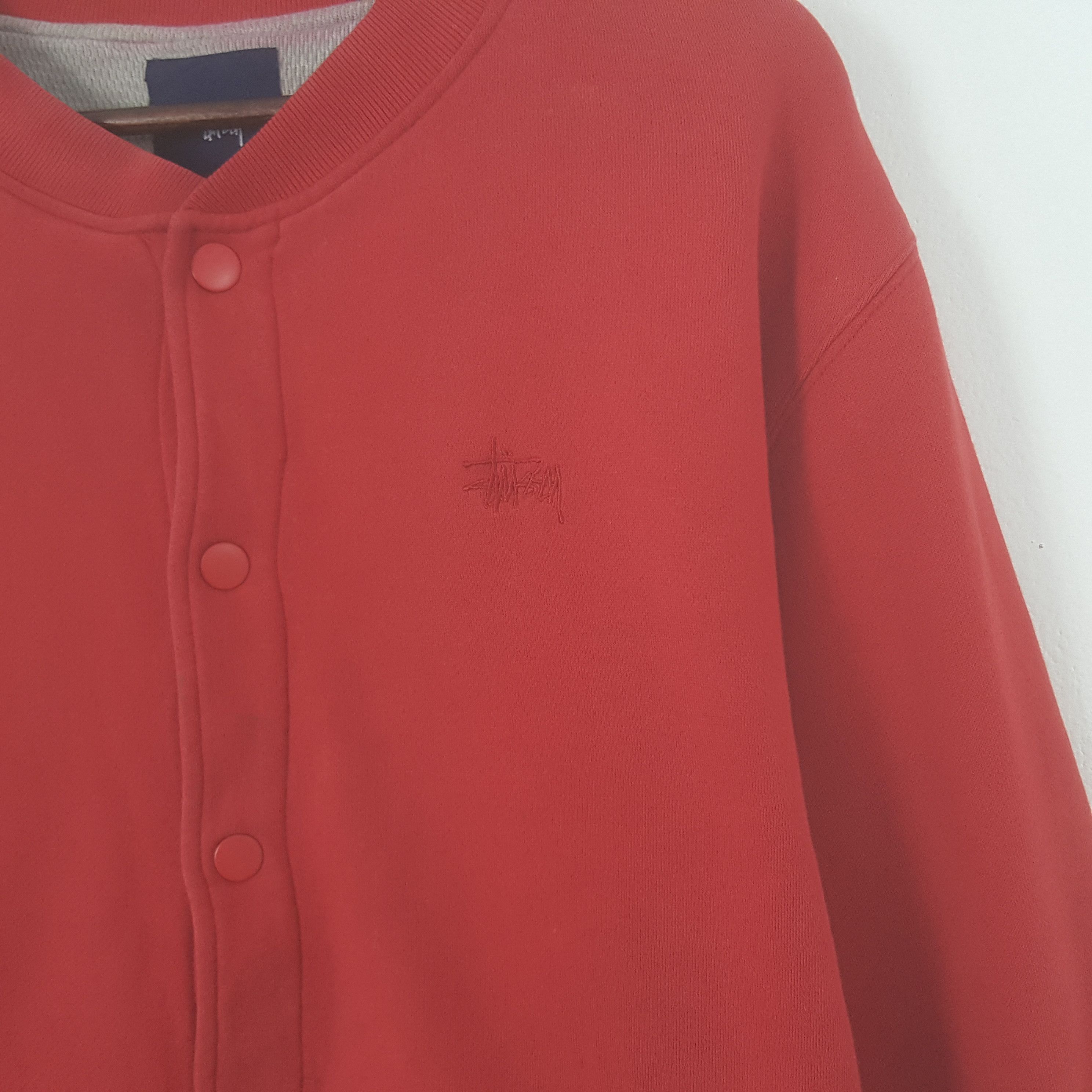 Stussy × Vintage Vintage Stussy Custom Art Varsity Jacket Size US L / EU 52-54 / 3 - 4 Thumbnail