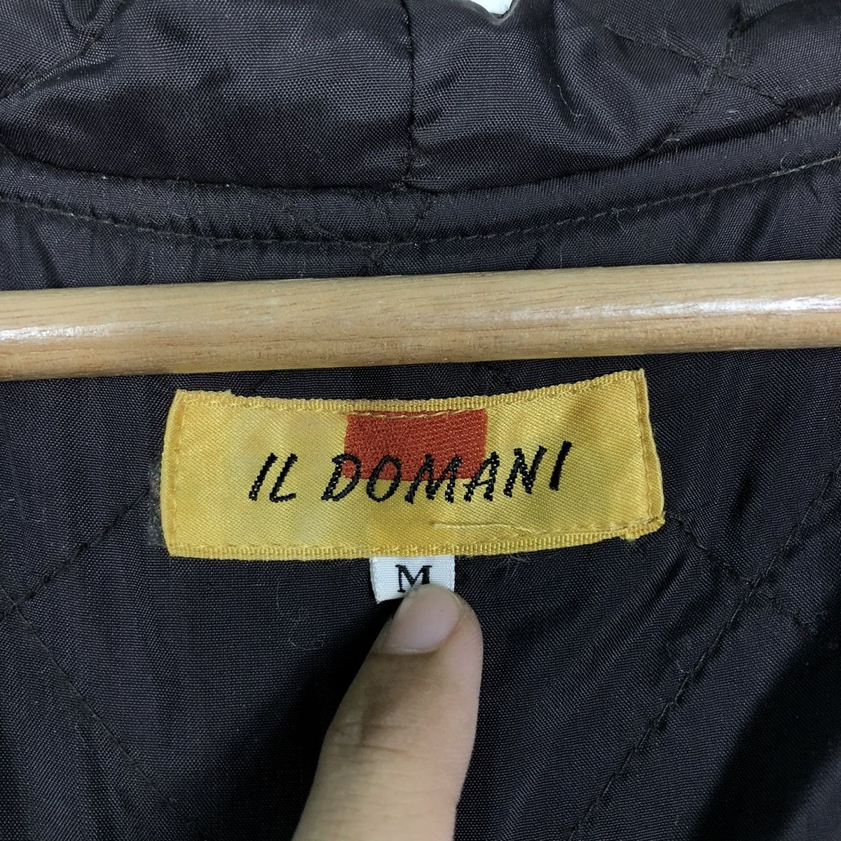 Japanese Brand × Vintage 🔥VINTAGE WOOL JACKET IL DOMANI NY NEW YORK BIG LOGO Size US M / EU 48-50 / 2 - 22 Thumbnail