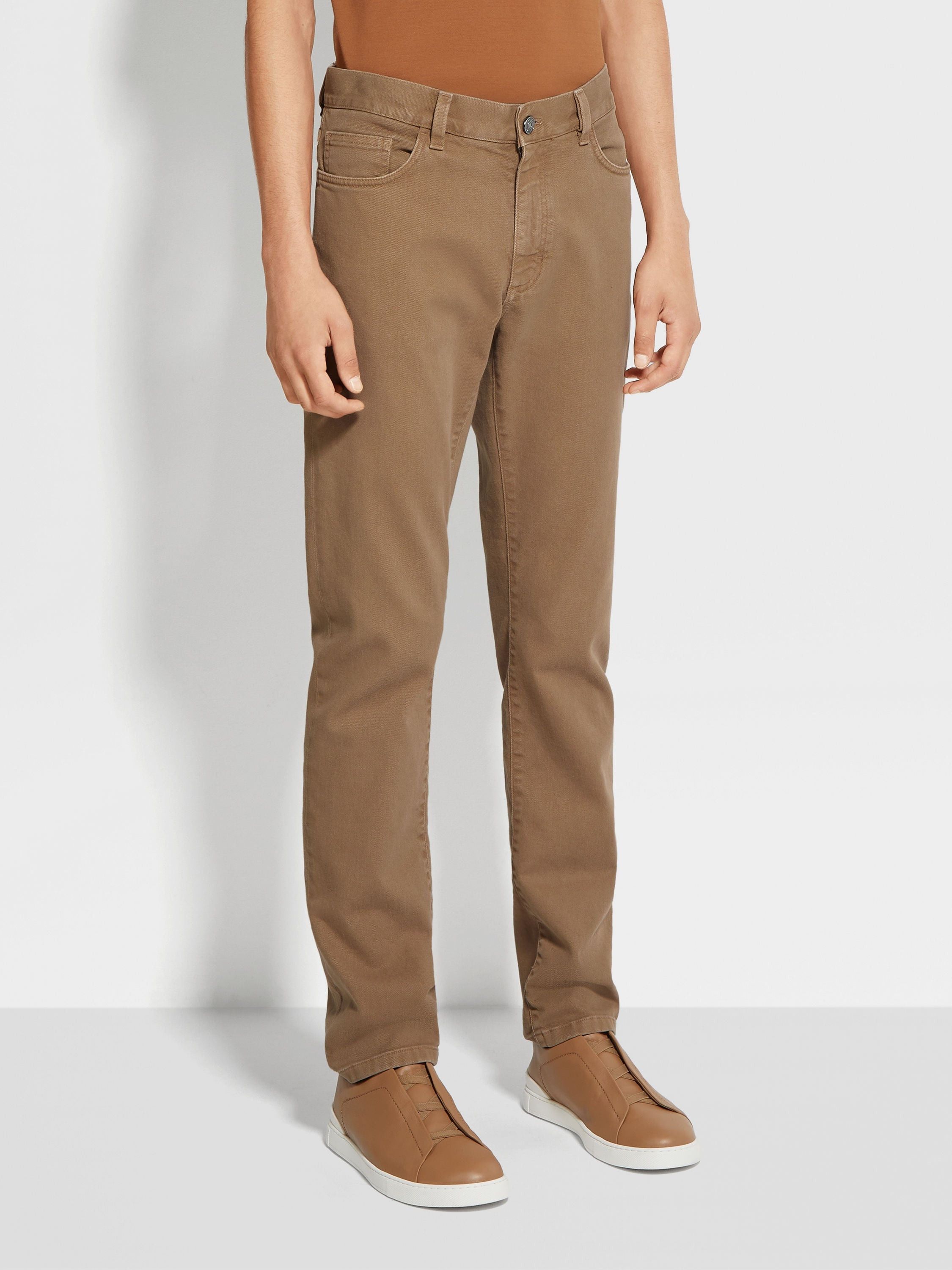 Ermenegildo Zegna o1s1rm0225 RUDPZWA7 Denim Jeans in Brown Size US 36 / EU 52 - 3 Thumbnail