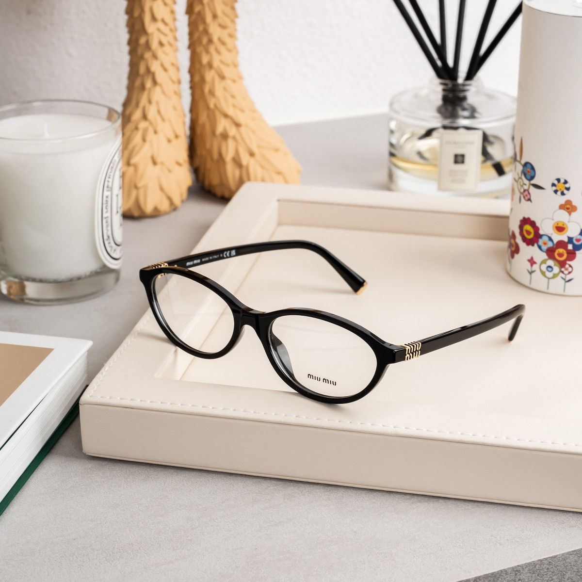 Miu Miu MIU MIU 0MU 09XV 1AB1O1 GLASSES Size ONE SIZE - 1 Thumbnail