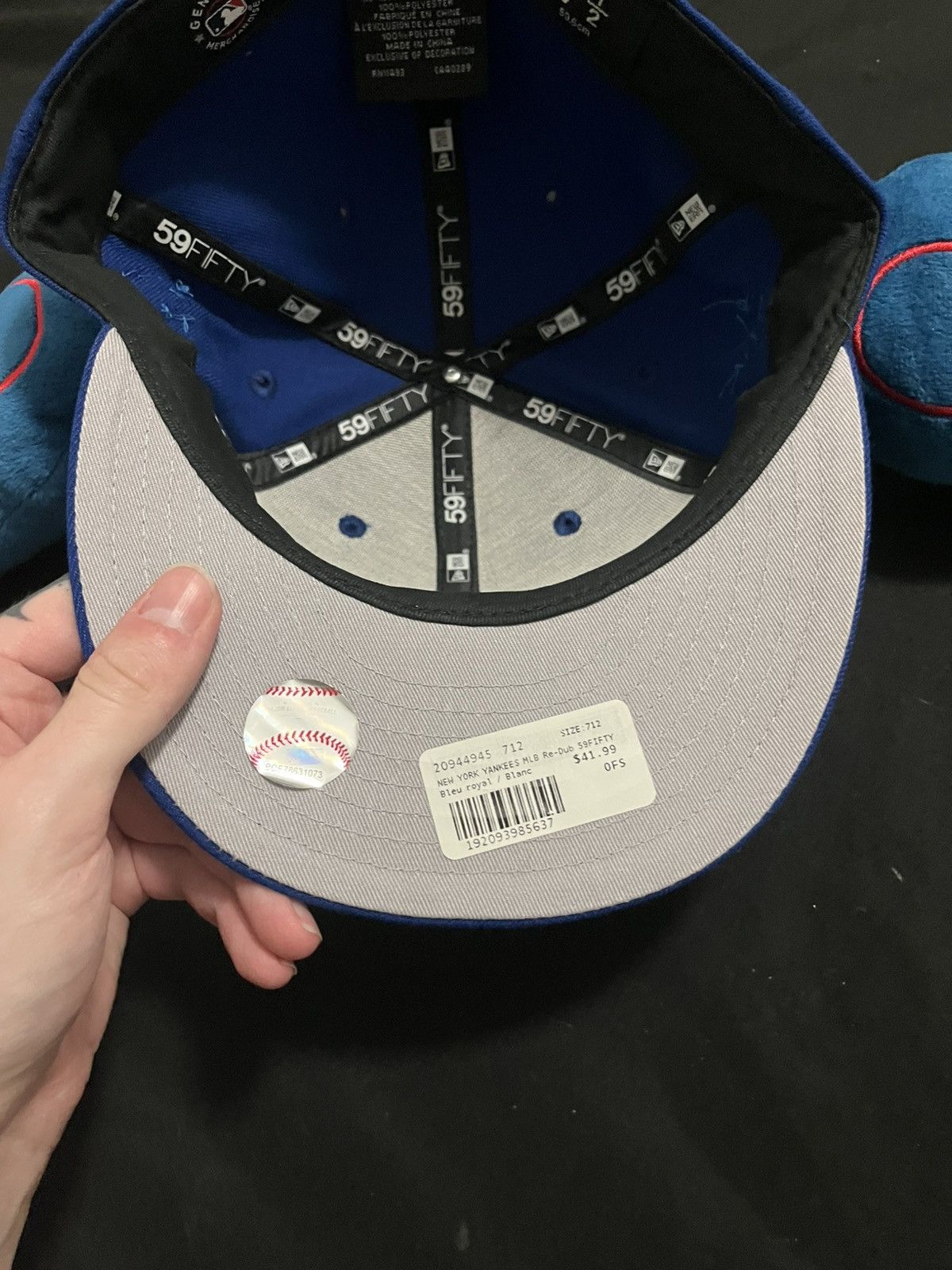 New York Yankees Ny Yankees 59 fifty fitted hat kyogre size 7 1/2 Size ONE SIZE - 3 Thumbnail