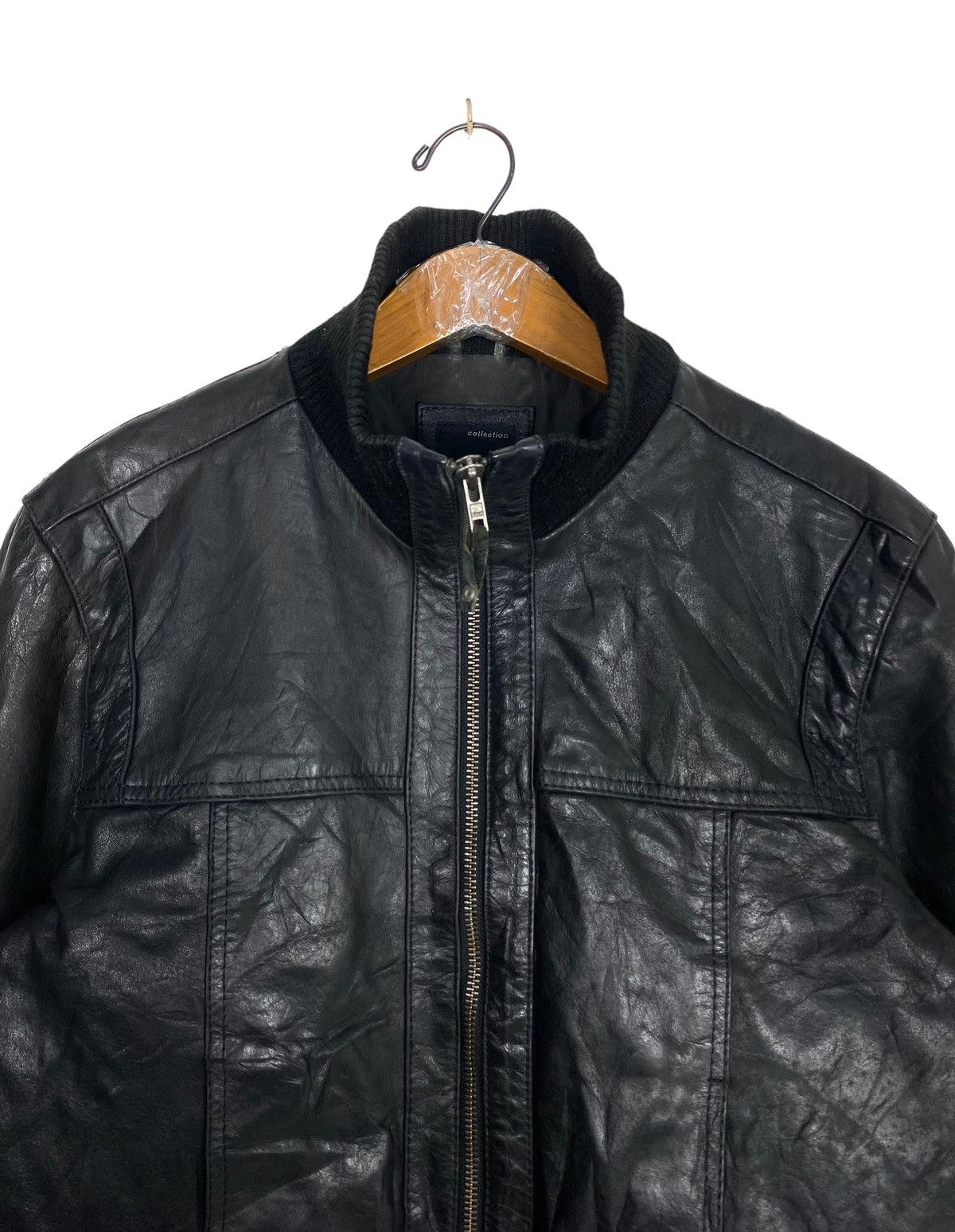 Japanese Brand Rare‼️ Jules Collection Buffalos Skin Leather Jacket Size US M / EU 48-50 / 2 - 4 Thumbnail