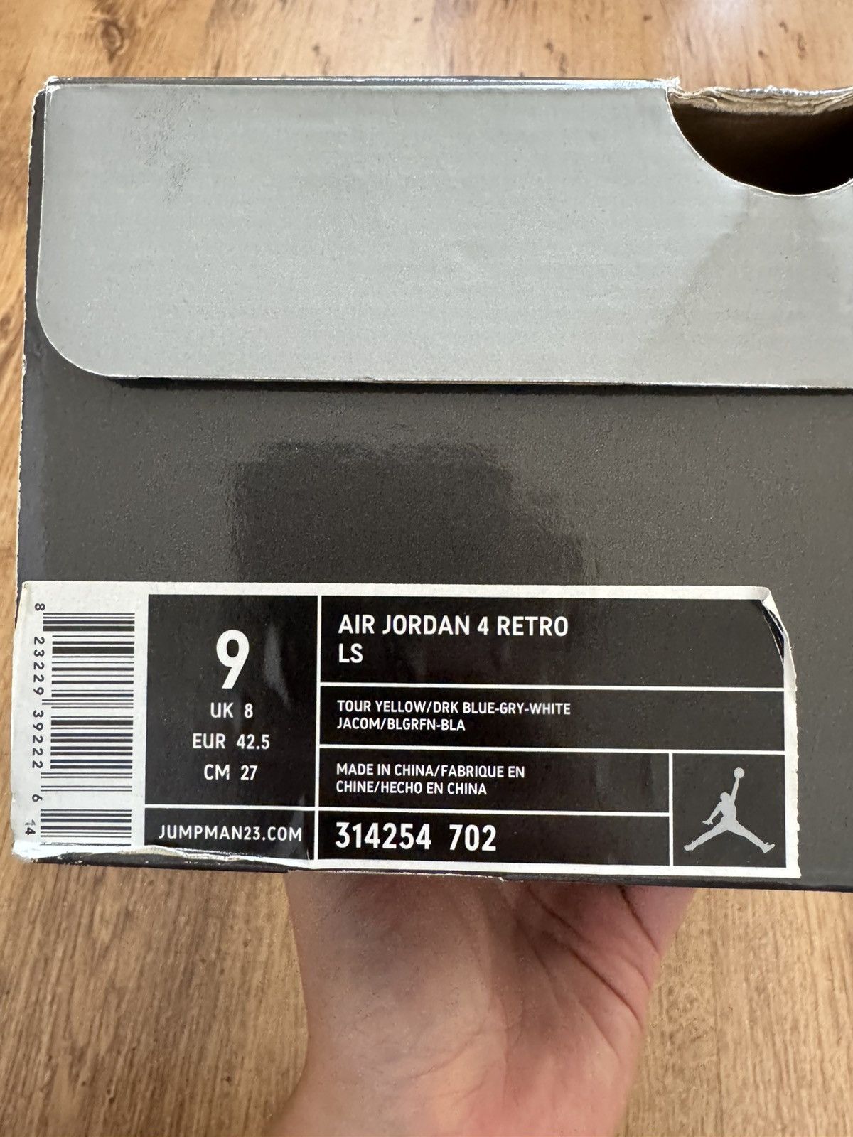 Jordan Brand DS 2006 Jordan 4 Retro LS Lightning (314254-702) Size 9 Size US 9 / EU 42 - 7 Thumbnail