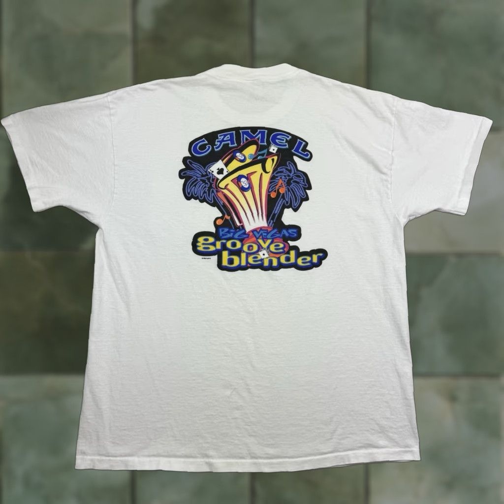 Delta Vintage Camel Cigarette T Shirt Adult XL Promo Groove Blender 90s American Vegas Size US XL / EU 56 / 4 - 1 Thumbnail