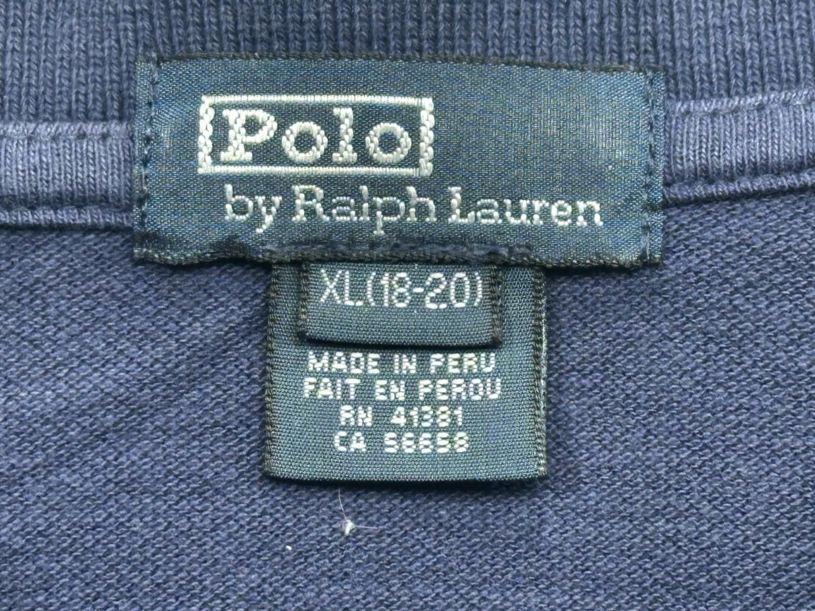 Polo Ralph Lauren Polo Ralph Lauren 1/4 Button 100% Cotton Boys Blue XL 18-20 Size US XL / EU 56 / 4 - 3 Thumbnail