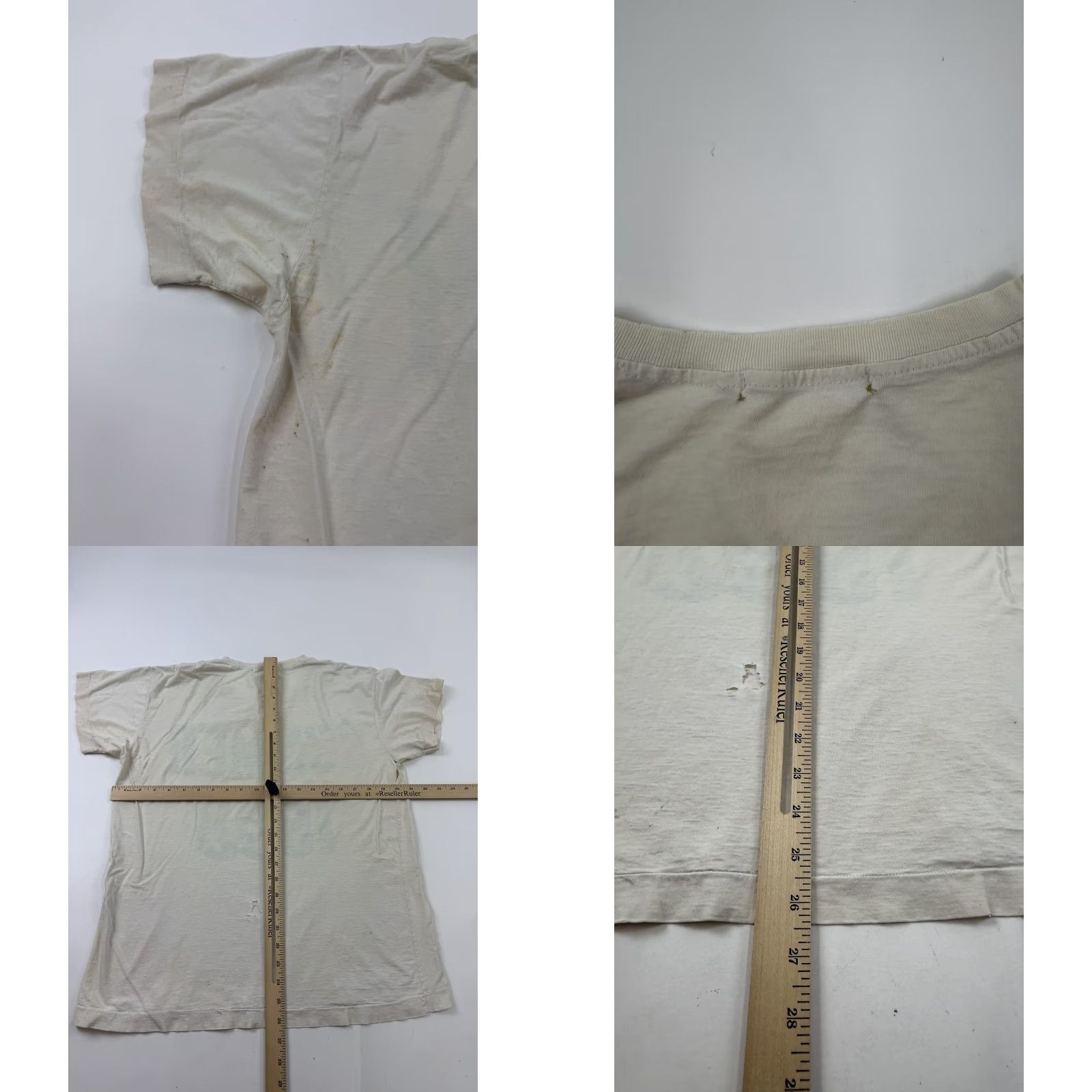 Diesel VINTAGE Diesel Shirt Mens Medium White Summer 1988 Graphic Tee 80s Single Stitch Size US M / EU 48-50 / 2 - 9 Thumbnail