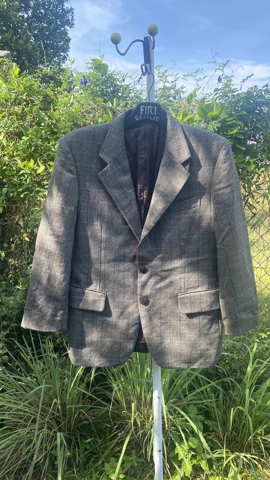 Burberry Rare Vintage Burberry Wool Check Blazer 2-Button Size 38R - 1 Thumbnail