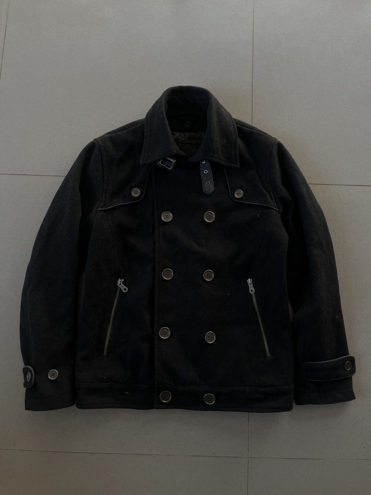 14th Addiction Japanese Mossimo Wool Vkei jacket Multi Punk Tactical Jacket Size US M / EU 48-50 / 2 - 1 Thumbnail