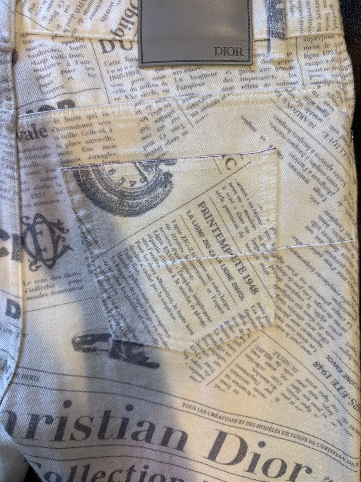 Dior Dior newspaper jeans Size US 30 / EU 46 - 2 Thumbnail