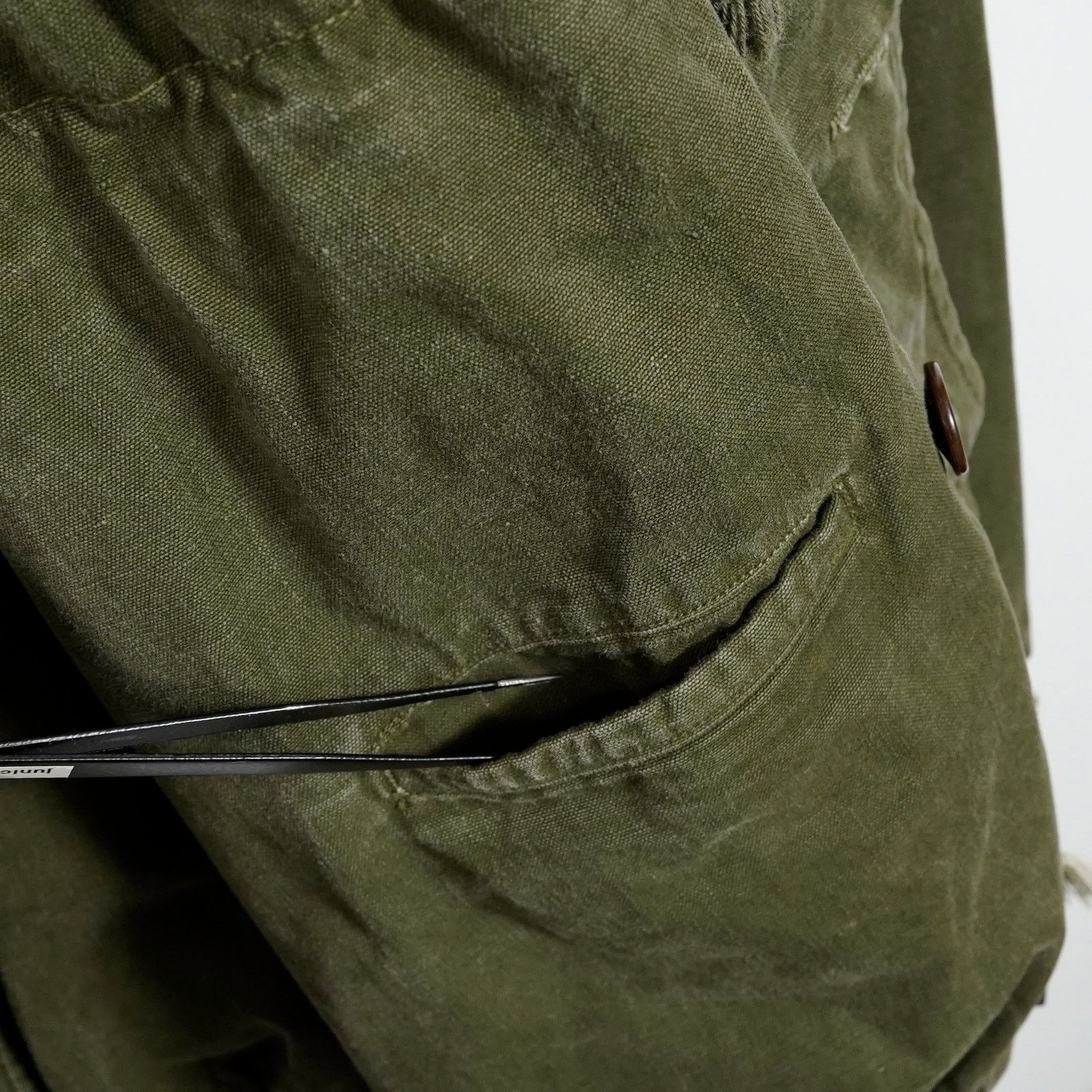 Other Vintage 1956 Belgian Army Begetex Field Jacket Heavy M Long Size US M / EU 48-50 / 2 - 15 Thumbnail