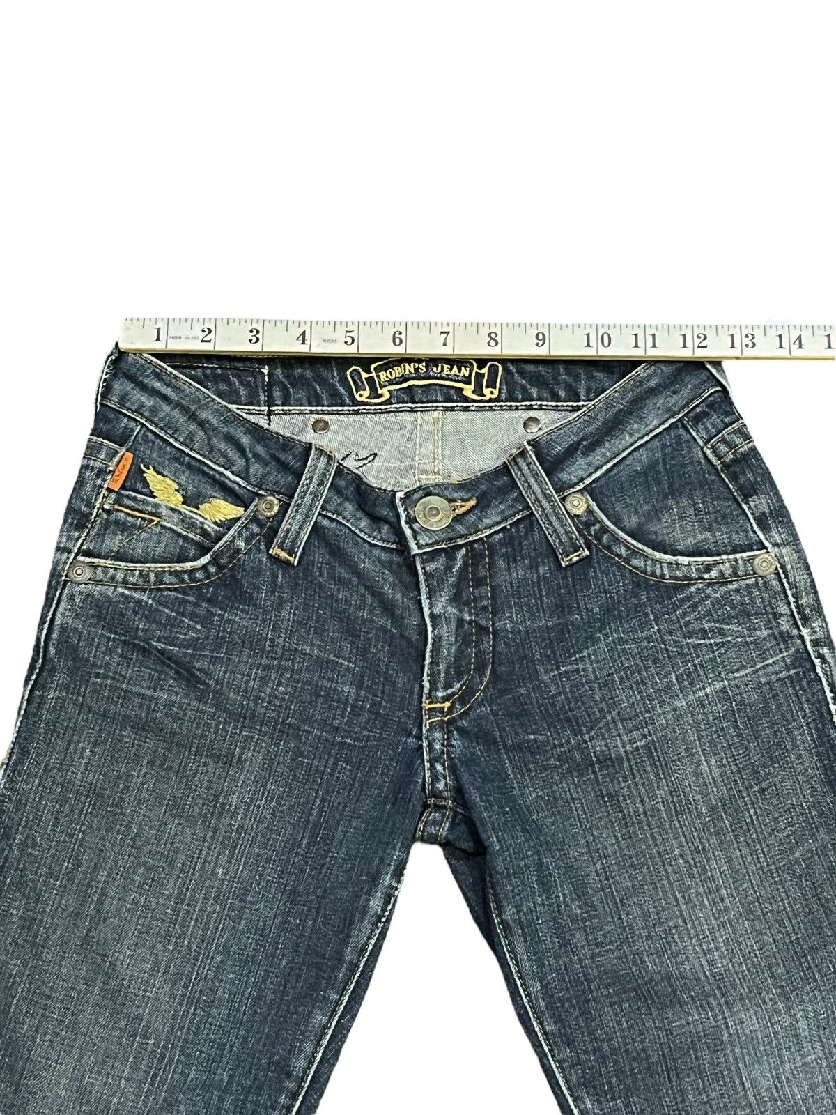 Robins Jeans ROBIN’S JEANS Peace Studded Pure Rocker Chic Flare Petite🔥 Size 24" / US 00 / IT 34 - 13 Thumbnail