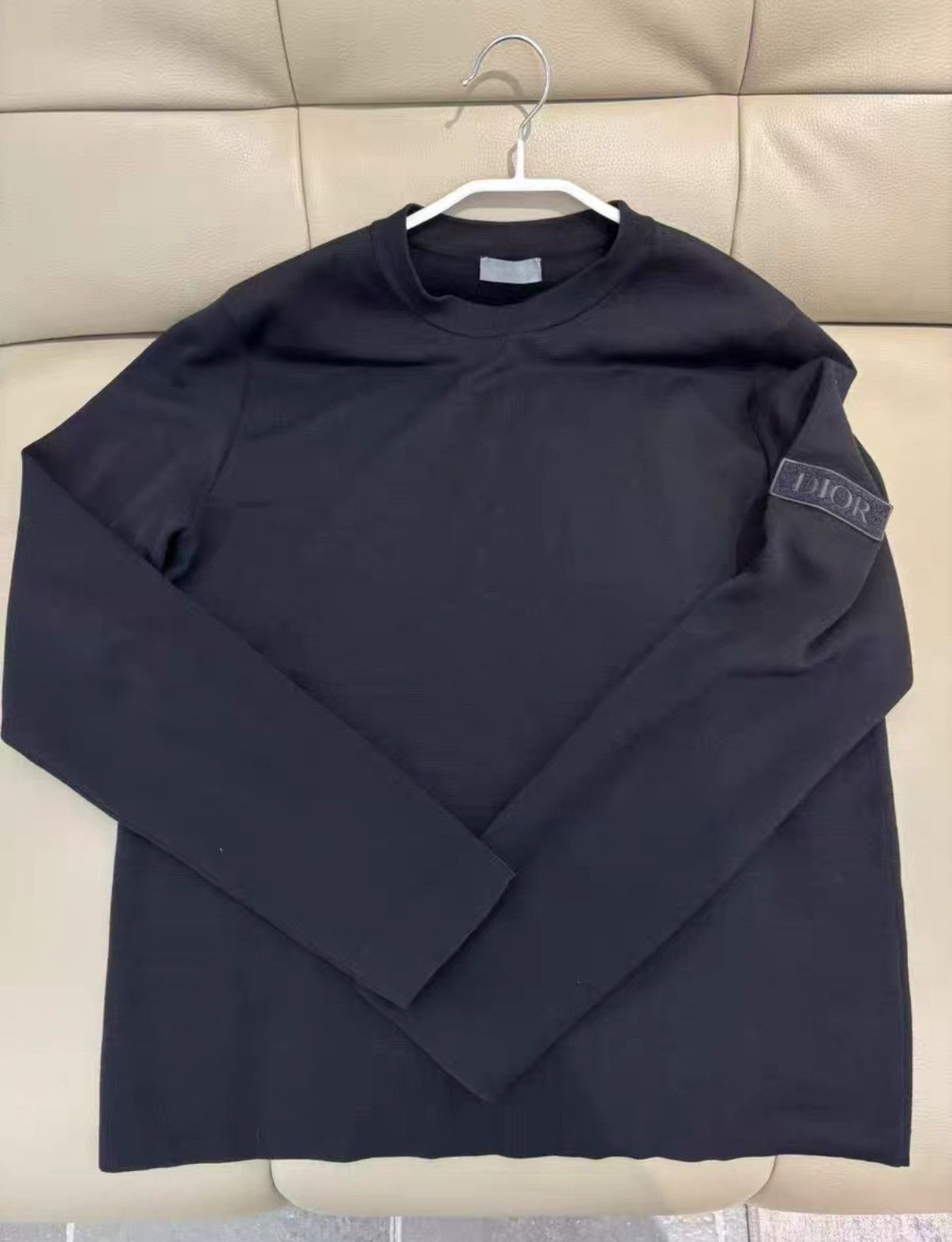Dior Dior black logo wool sweater J38 Size US S / EU 44-46 / 1 - 1 Thumbnail