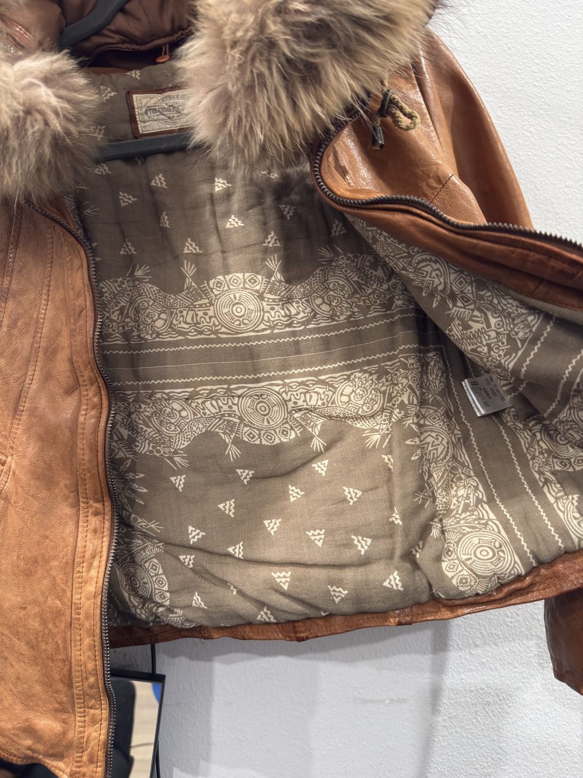 GOA 2000s GOA Racoon fur cropped leather jacket Size US XS / EU 42 / 0 - 4 Thumbnail