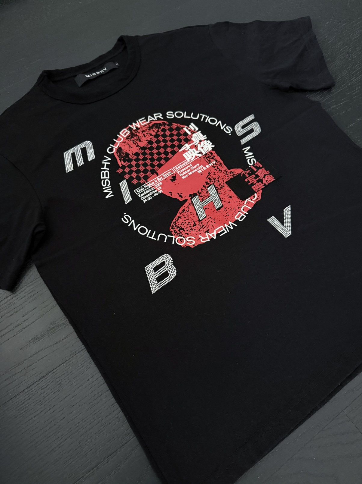 Misbhv Rhinestone Tokyo T-shirt Size US M / EU 48-50 / 2 - 2 Thumbnail