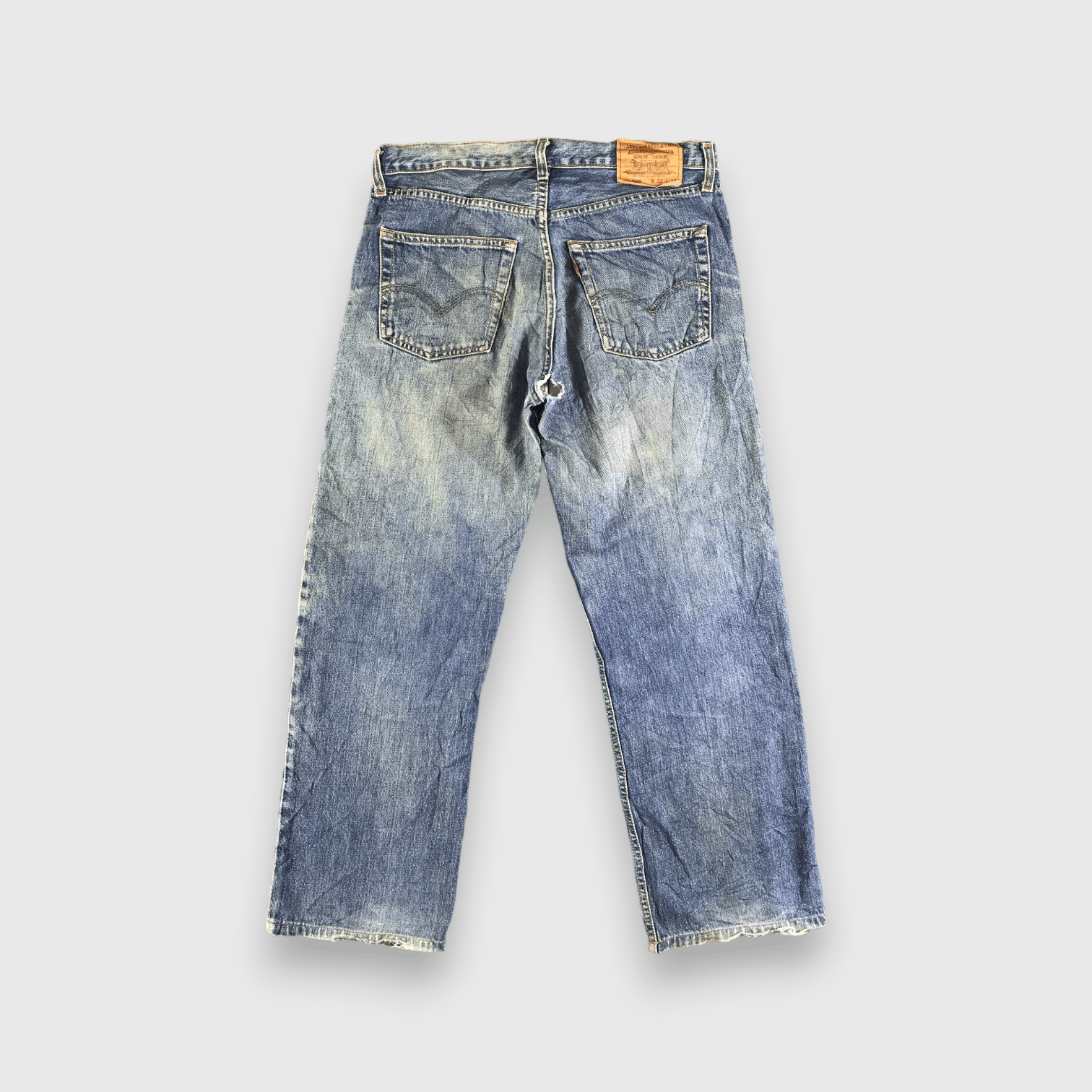 Levi's Vintage 90s Blue Wash Levis 508 Jeans-J3909 Size US 34 / EU 50 - 2 Thumbnail