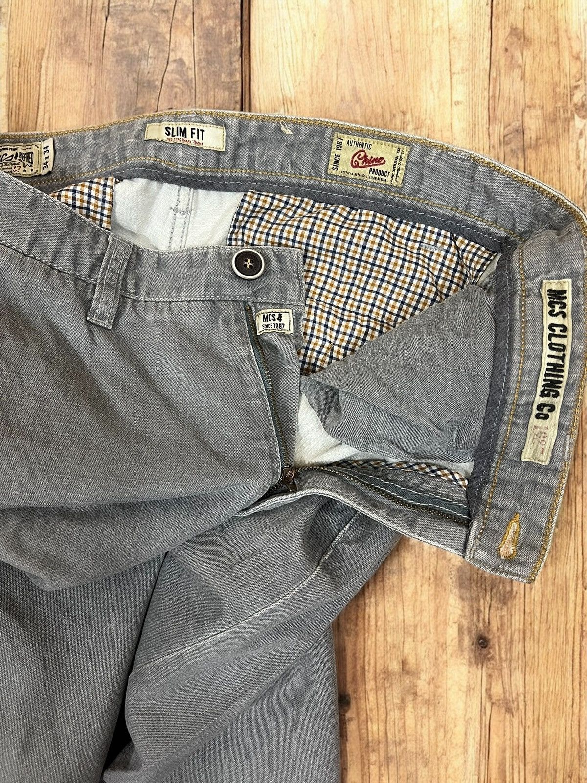 Marlboro Classics Marlboro Classics grey chino trousers size W34 L34 Size US 34 / EU 50 - 5 Thumbnail