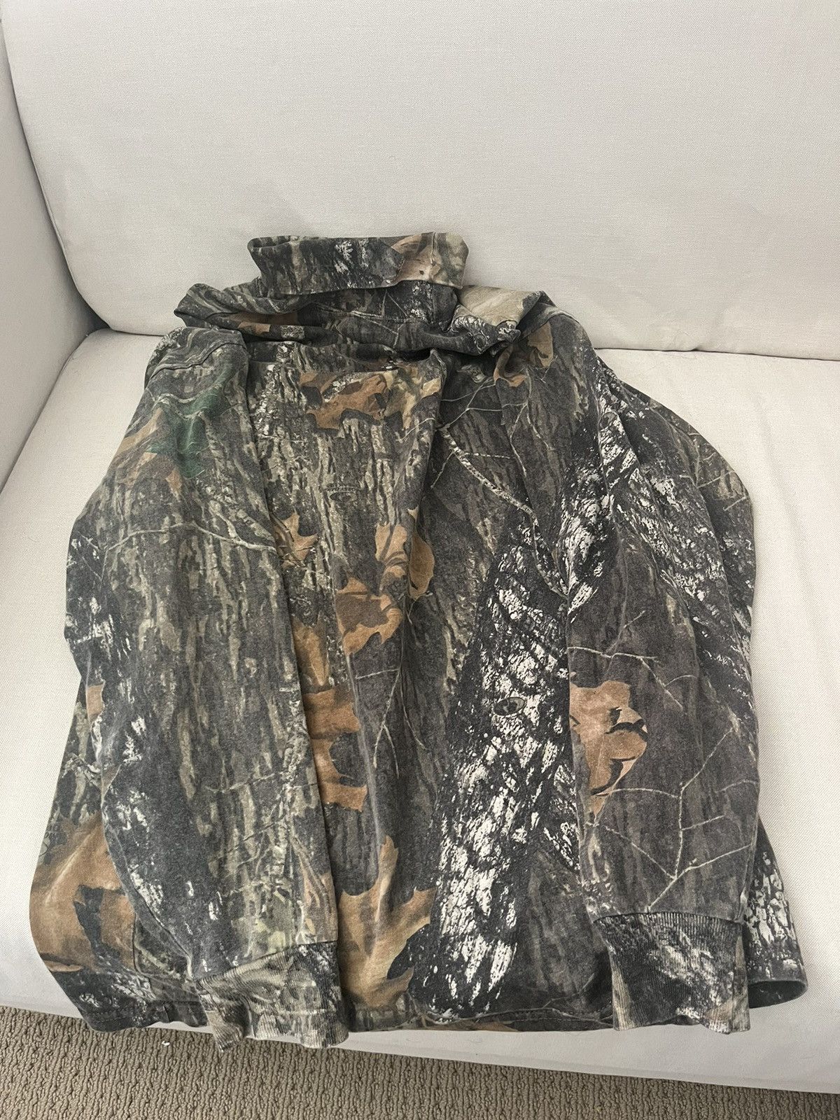 Mossy Oaks × Vintage Vintage 90s mossy oak camo long sleeve Size US L / EU 52-54 / 3 - 3 Thumbnail