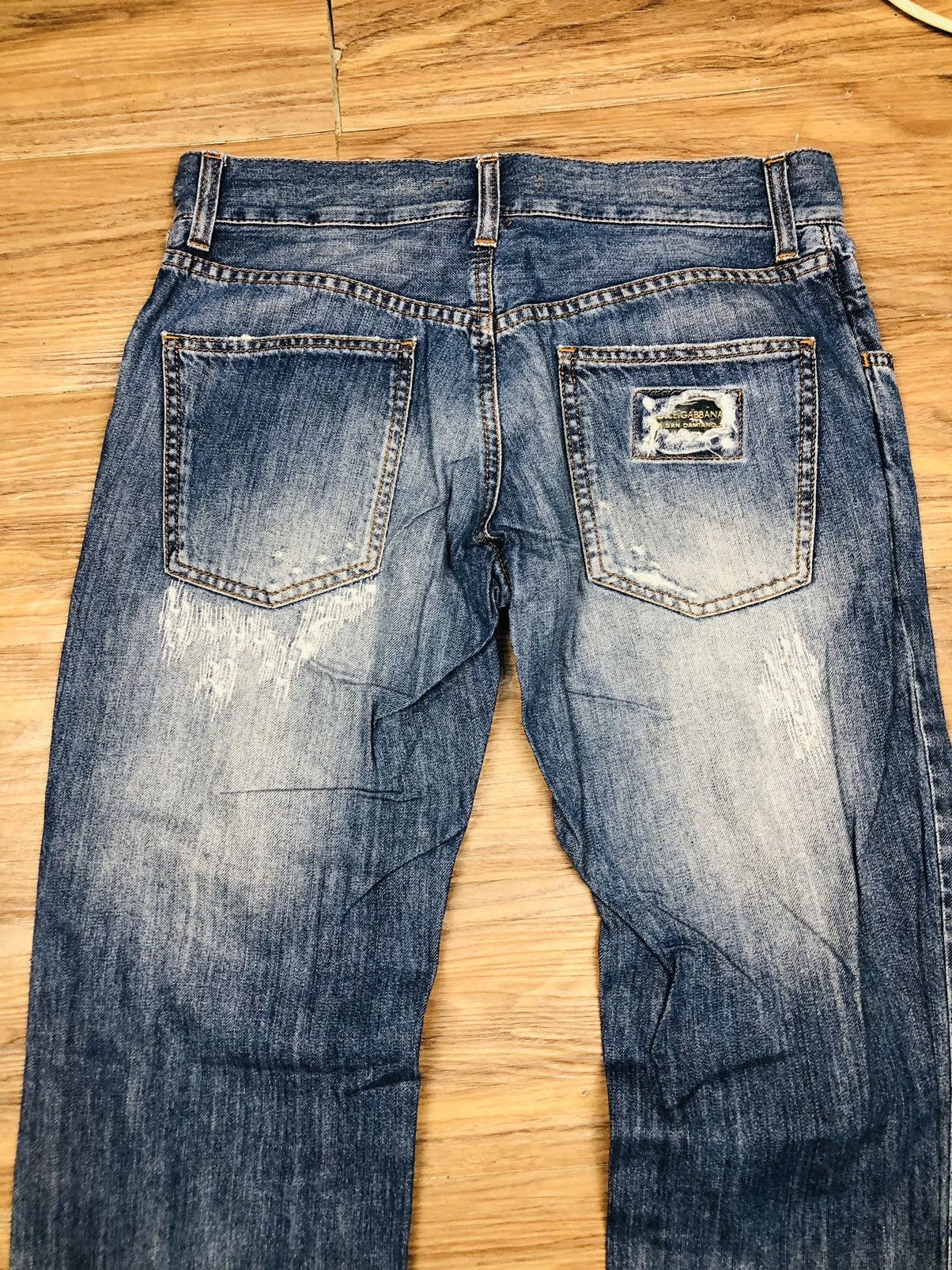 Dolce & Gabbana Dolce & Gabbana Distressed Jeans (33) Size US 44 / EU 60 - 16 Thumbnail