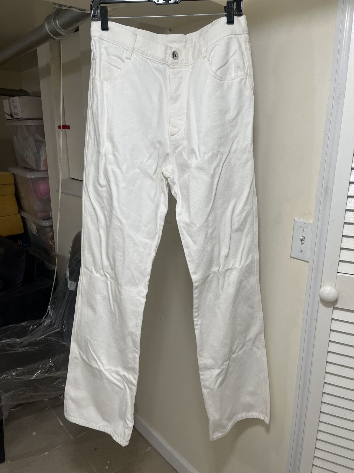 Bottega Veneta Bottega Veneta White Jean Sz 46 Size US 30 / EU 46 - 1 Thumbnail