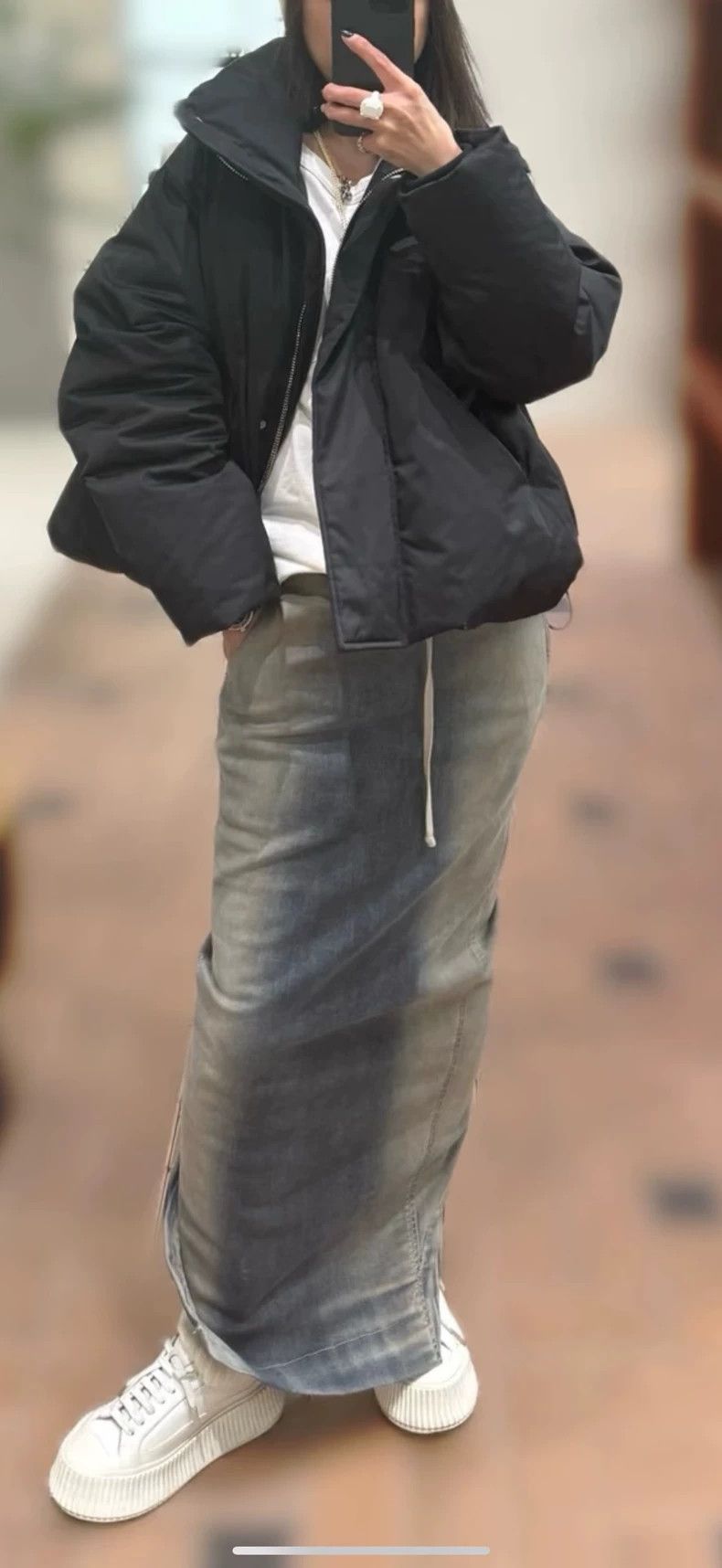 Rick Owens Rick Owens Denim Gradient Skirt - dmc Size US 28 / EU 44 - 1 Thumbnail