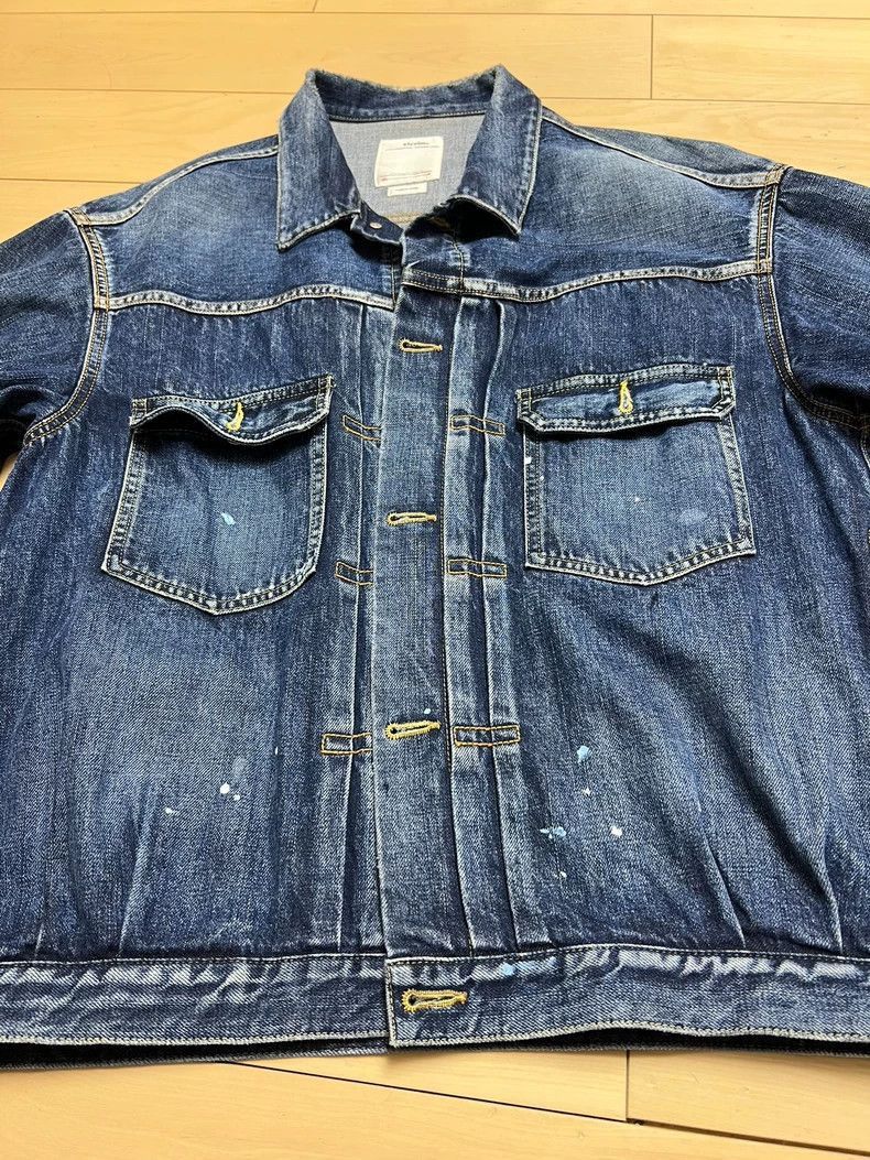 Visvim VisvimVISVIM 101XX DMGD-1010 Denim Jacket-2504 Size US M / EU 48-50 / 2 - 7 Thumbnail