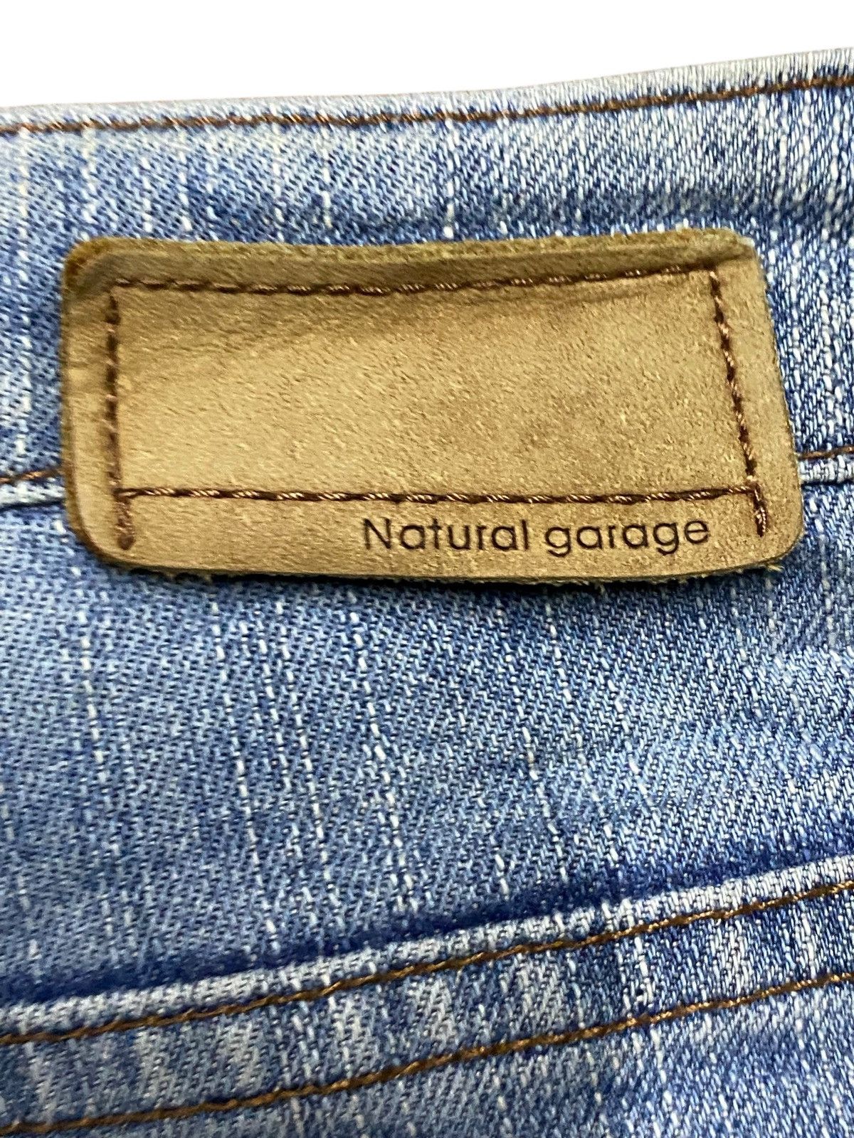 If Six Was Nine Vintage Japanese Brand Natural Garage Grunge Flare Jeans Size US 27 - 15 Thumbnail