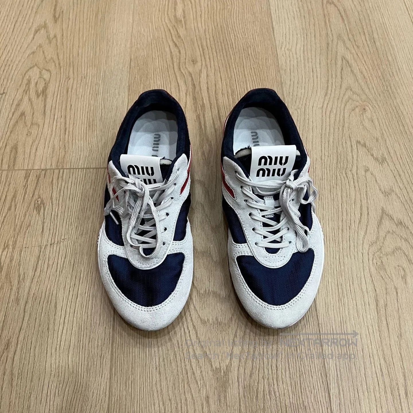 Miu Miu MiuMiu Gymnasium Sneakers. Size US 7 / IT 37 - 2 Thumbnail