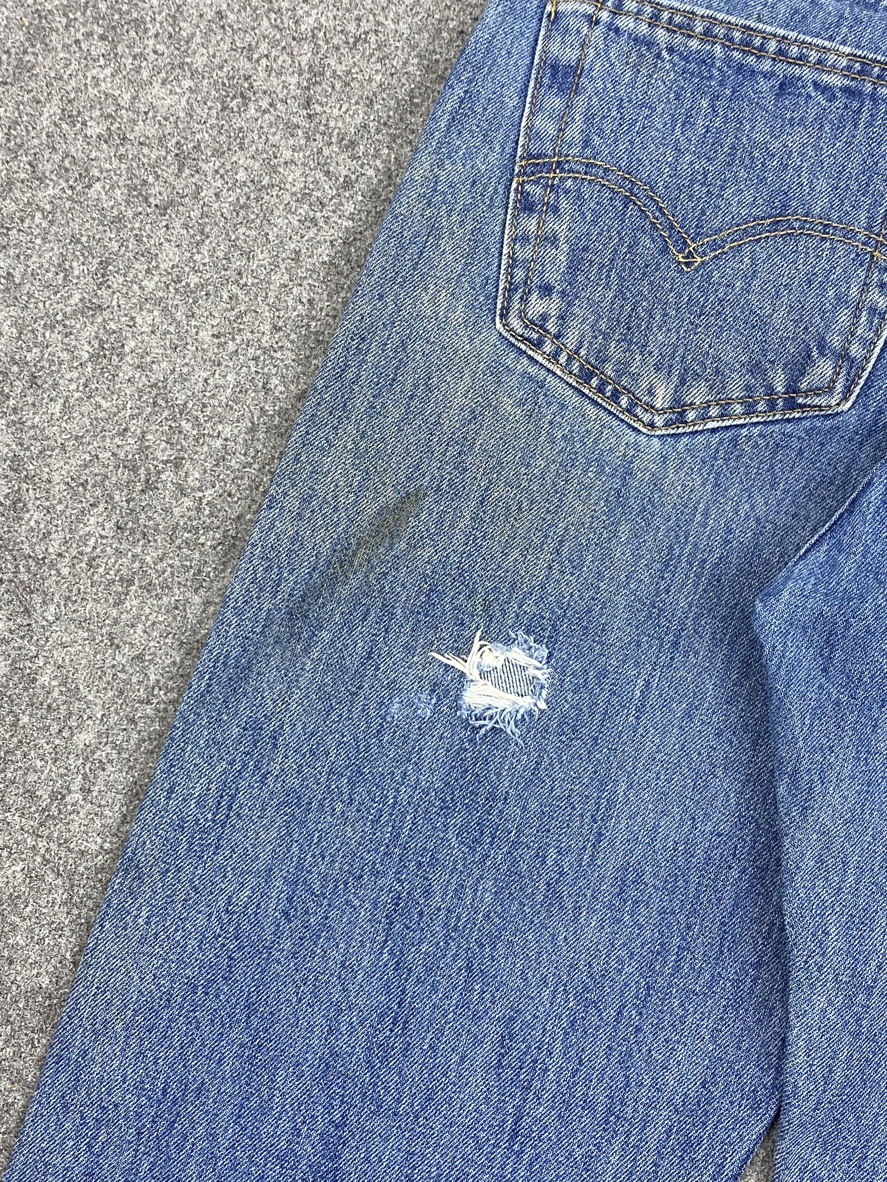 Levi's Vintage Levis 501 Faded Blue Jeans DP2772 Size US 30 / EU 46 - 16 Thumbnail