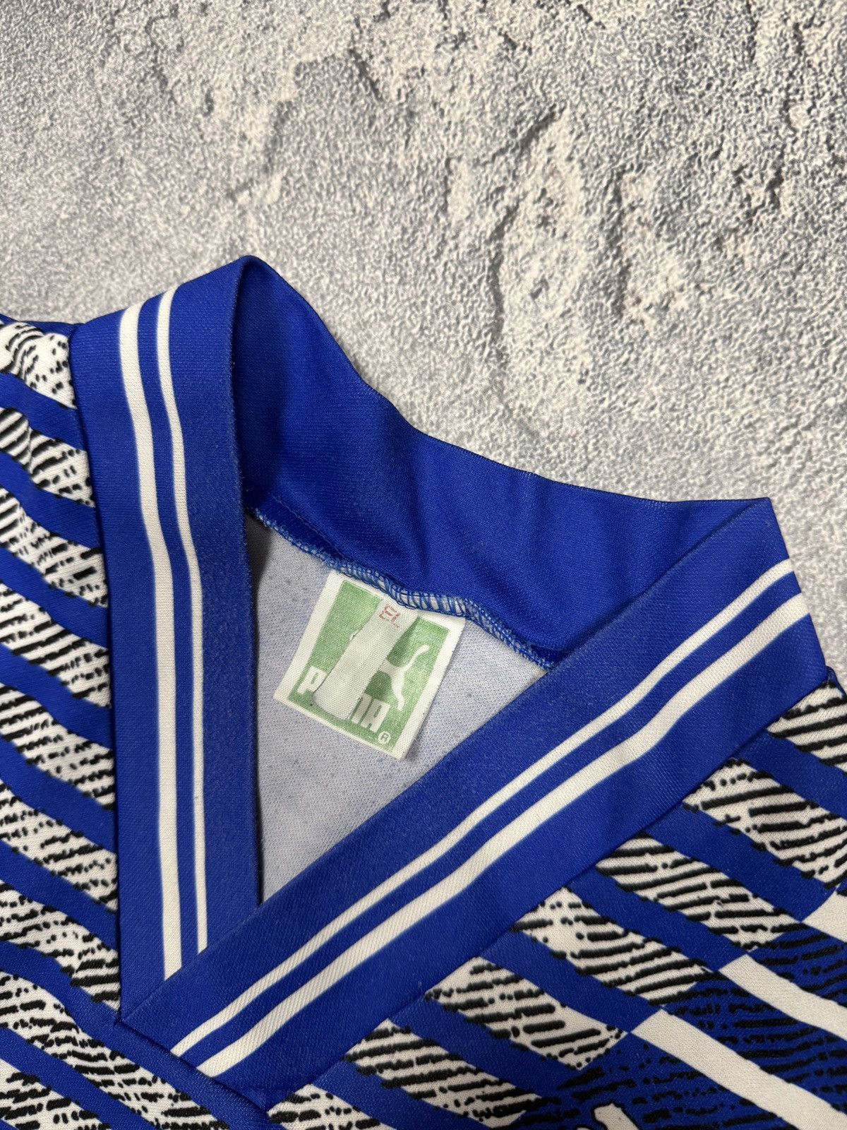 Puma Vintage 90s Puma Lausanne Sports Agip Long sleeve Size US XL / EU 56 / 4 - 7 Thumbnail
