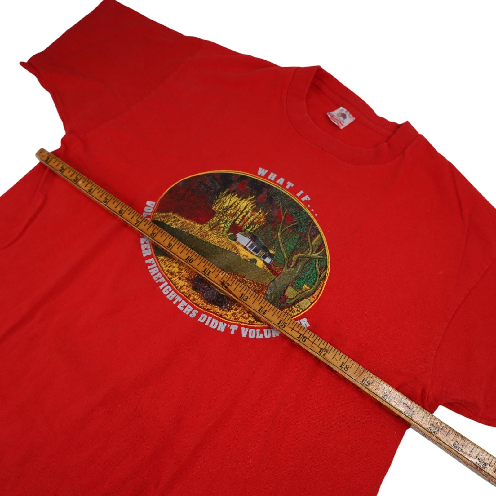Vintage Vintage West Point Fire Department Graphic T Shirt Size US XL / EU 56 / 4 - 7 Thumbnail