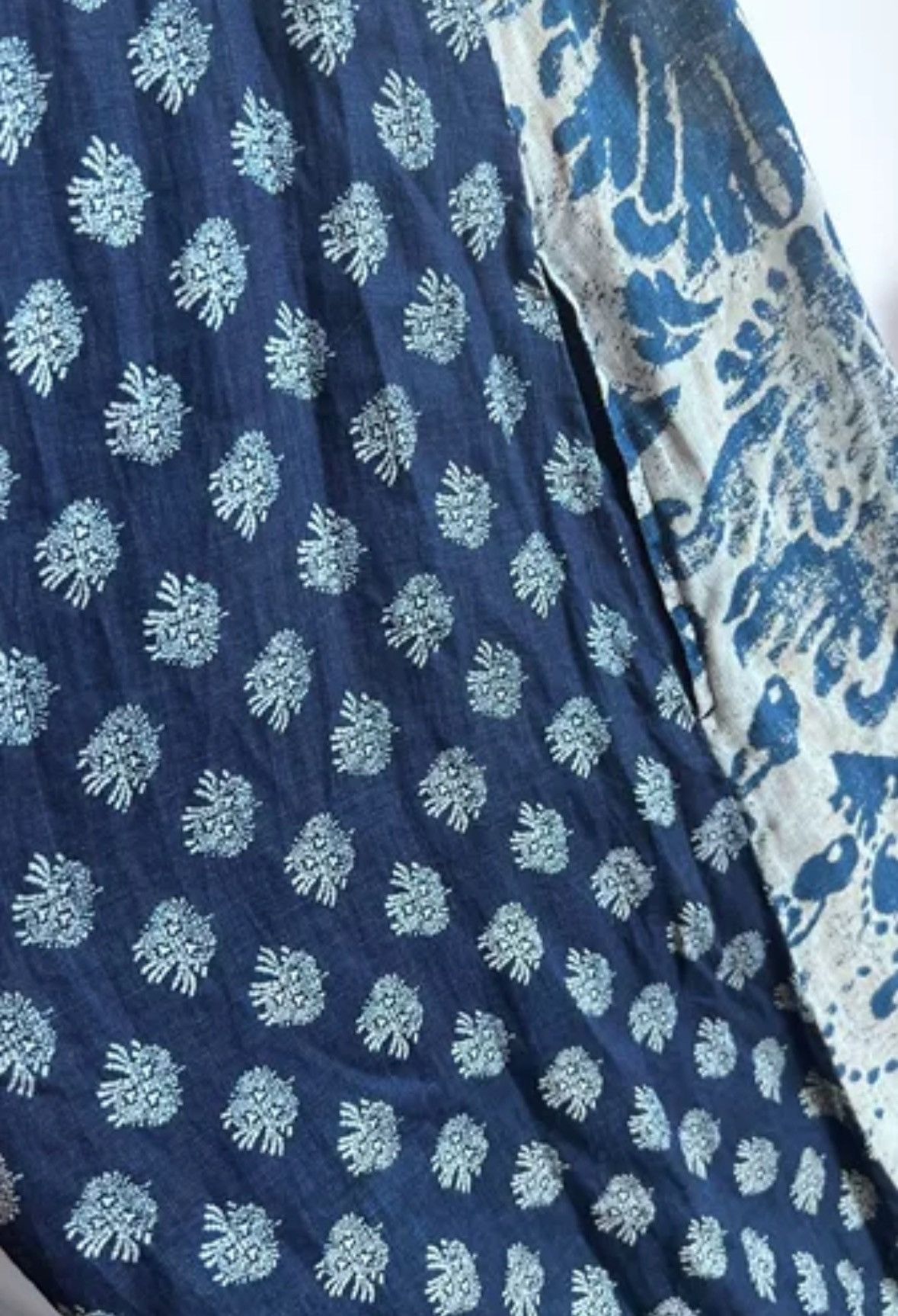 Kapital Kapital blue dyed floral bone patchwork dress2412-Nextarrow Size S / US 4 / IT 40 - 6 Thumbnail