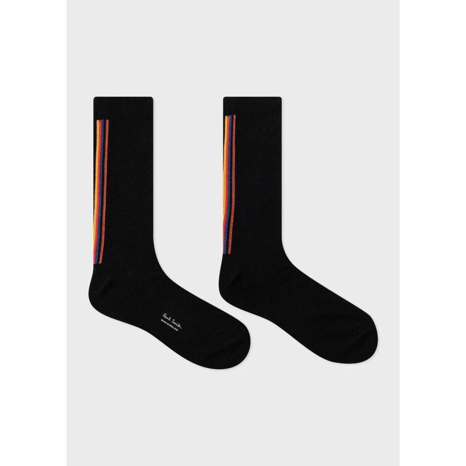 Paul Smith NWT $35 Paul Smith vertical stripe socks Made in England Size ONE SIZE - 3 Thumbnail