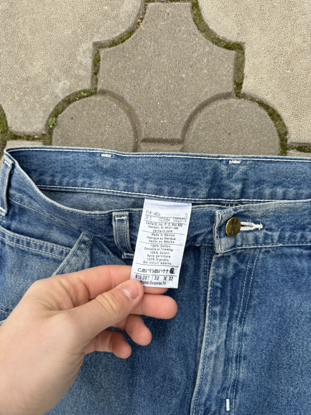 Carhartt × Carhartt Wip × Vintage Vintage Distressed Carhartt Carpenter Work Pant USA Size US 32 / EU 48 - 7 Thumbnail
