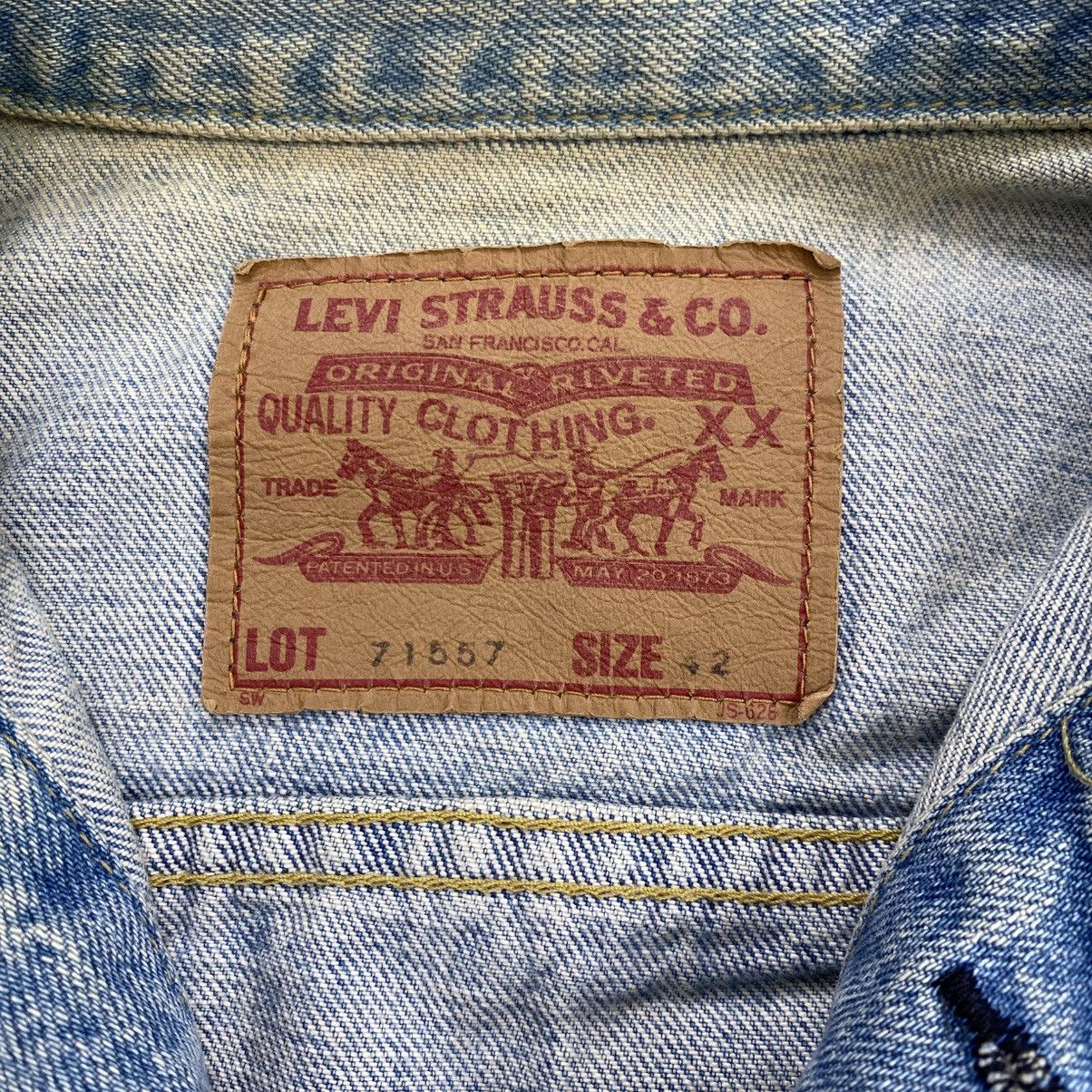 Levi's Vintage Clothing 2000s Vintage Levis 71557 Distressed #J30 Japan Denim Jacket Size US M / EU 48-50 / 2 - 6 Thumbnail